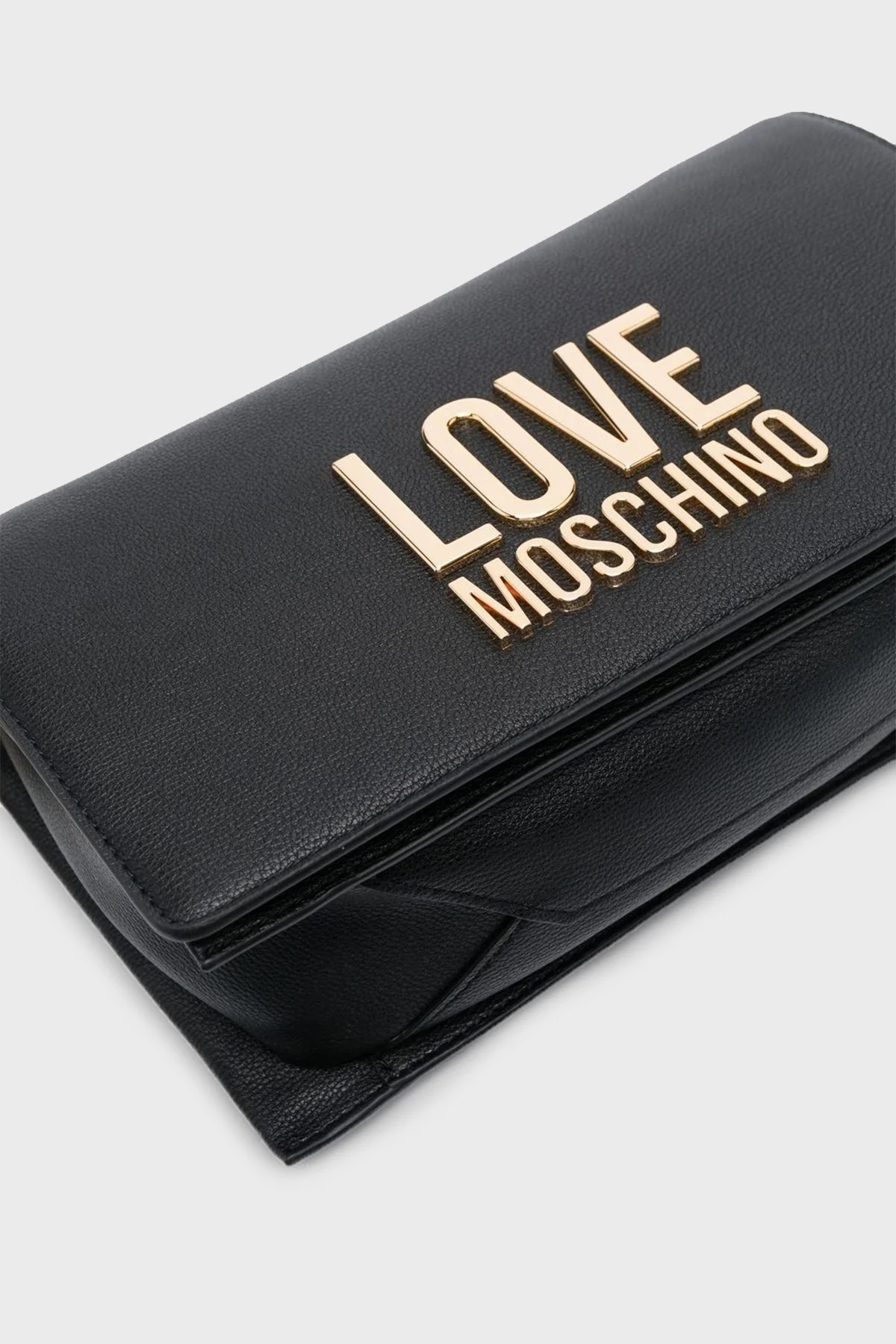Love Moschino Logolu Zincir Askılı Bayan Çanta JC4099PP1GLI0000 SİYAH - 3