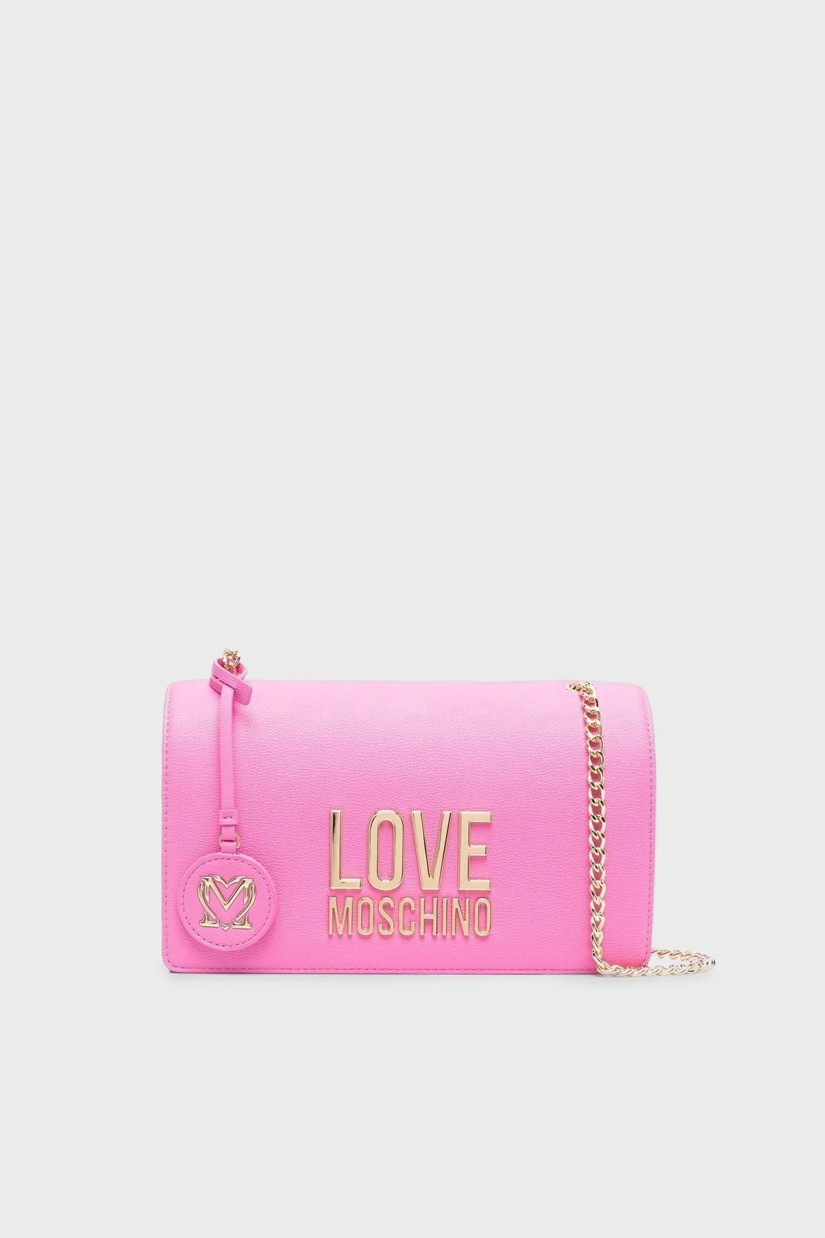 Love Moschino Logolu Zincir Askılı Bayan Çanta JC4099PP1GLI0630 PEMBE - 1