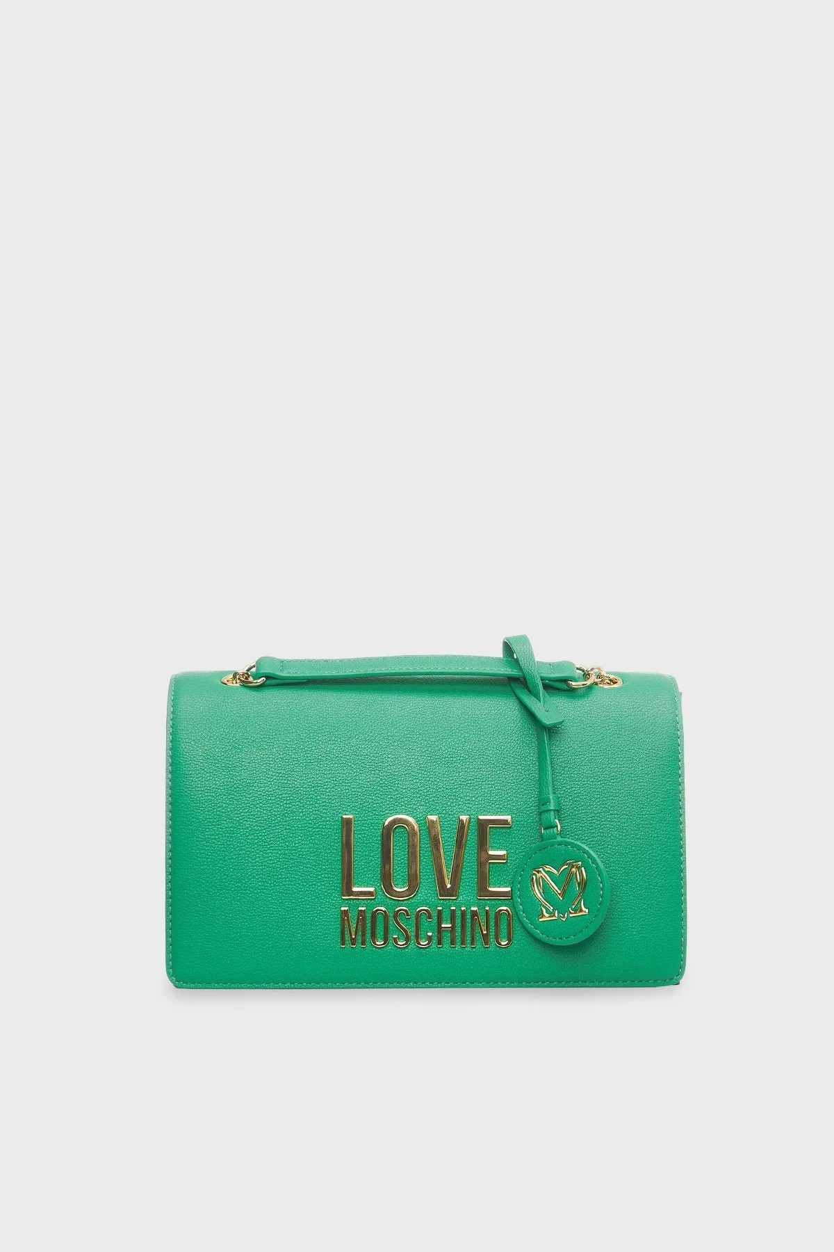 Love Moschino Logolu Zincir Askılı Bayan Çanta JC4099PP1GLI0801 YEŞİL - 1
