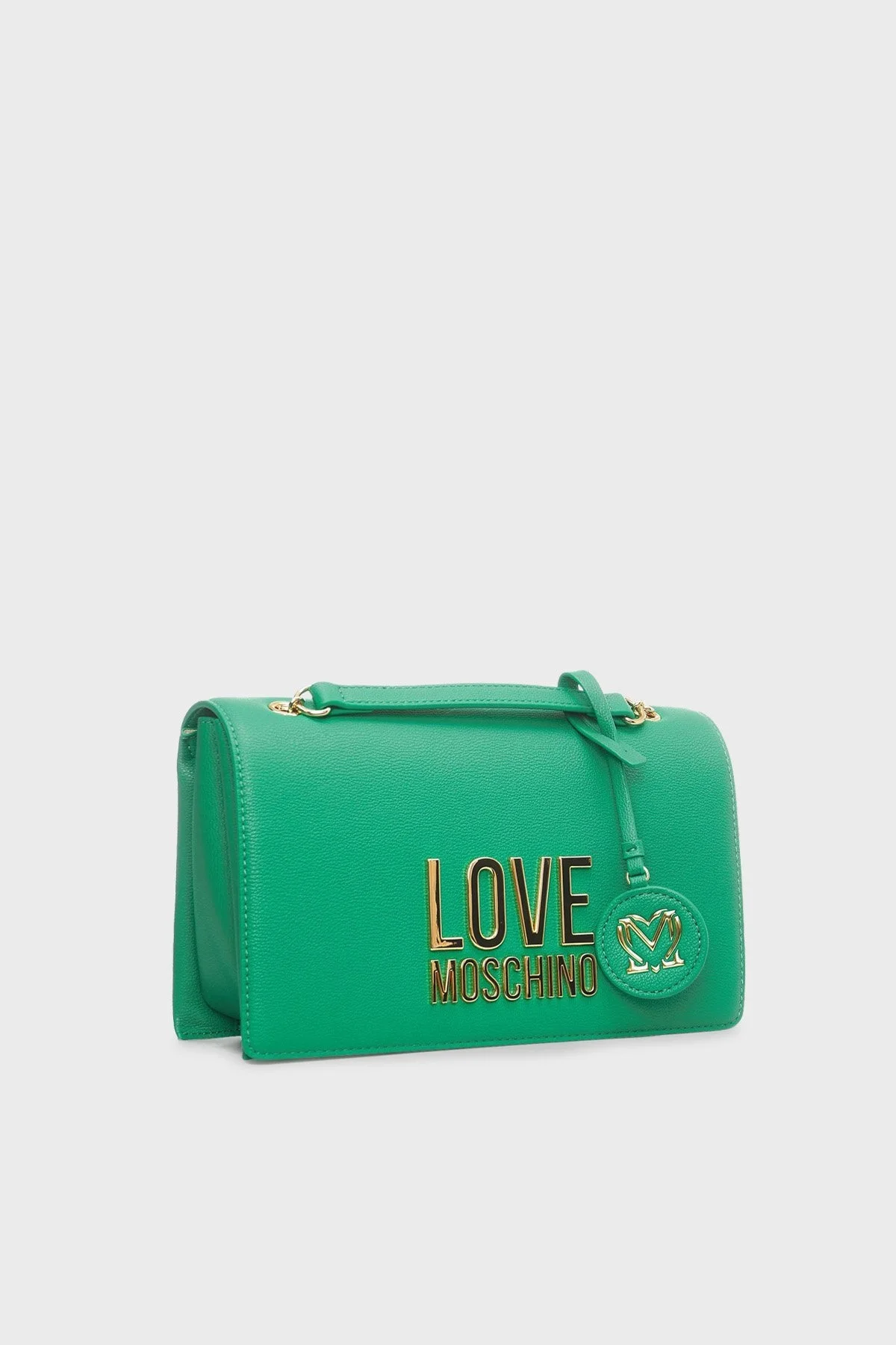 Love Moschino Logolu Zincir Askılı Bayan Çanta JC4099PP1GLI0801 YEŞİL - 3