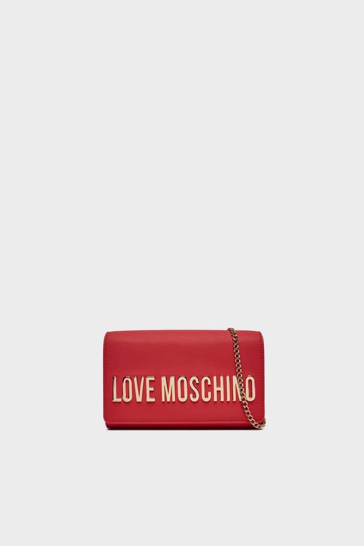 Love Moschino Logolu Zincir Askılı Bayan Çanta JC4103PP1LKD0500 KIRMIZI - 1