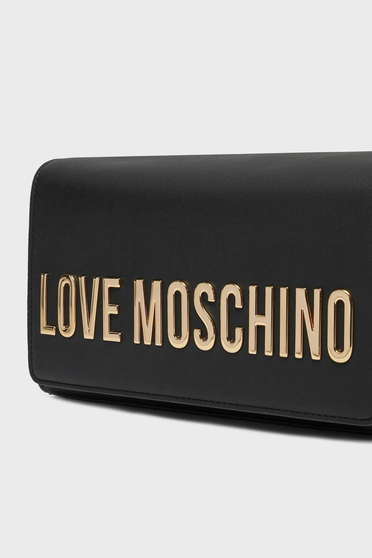 Love Moschino Logolu Zincir Askılı Bayan Çanta JC4103PP1MKD0000 SİYAH - 3