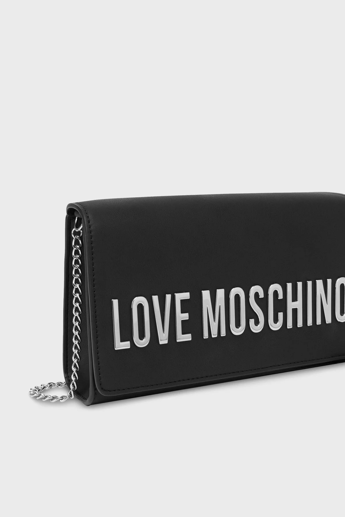Love Moschino Logolu Zincir Askılı Bayan Çanta JC4103PP1MKD000B SİYAH - 3