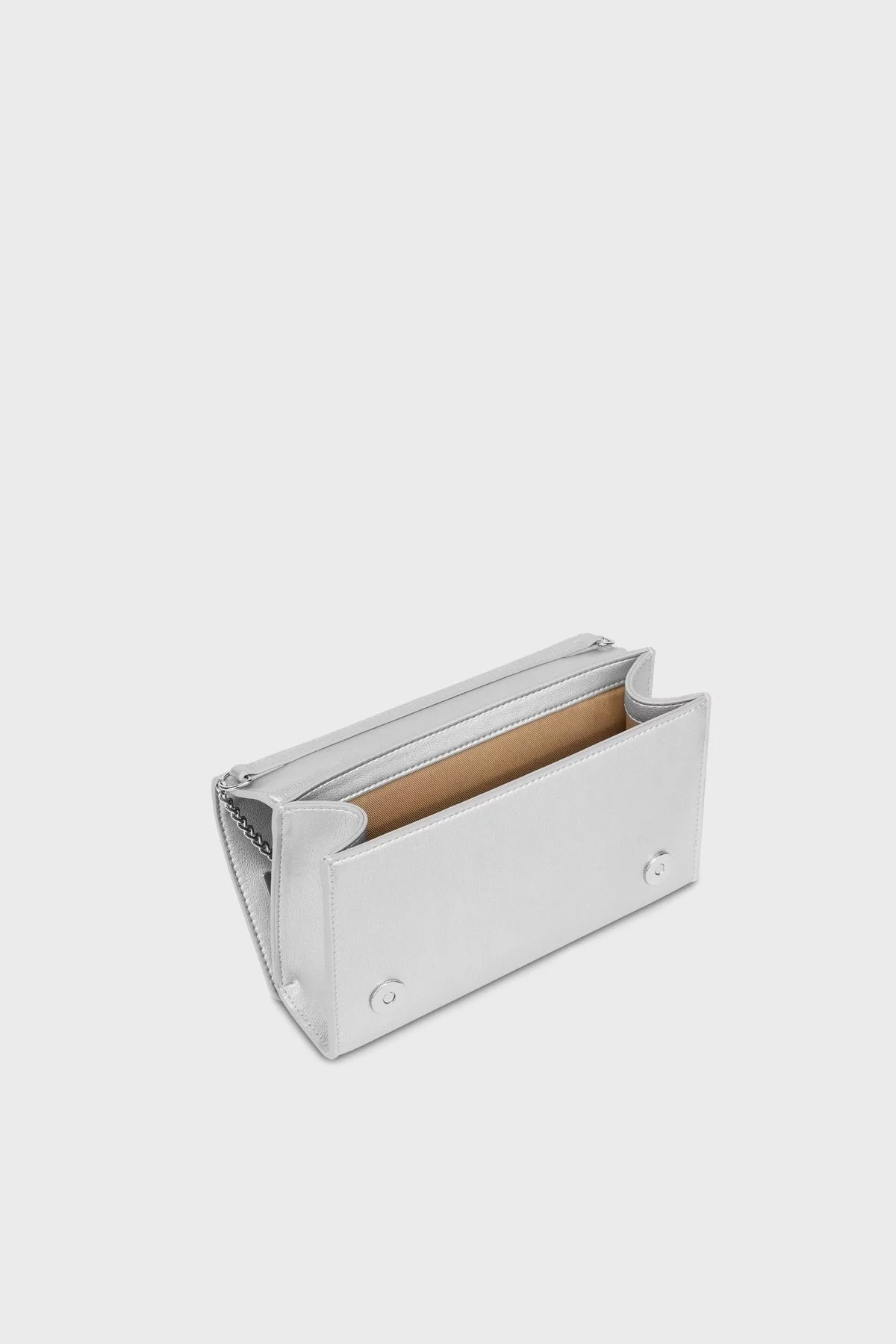 Love Moschino Logolu Zincir Askılı Bayan Çanta JC4103PP1MKD196B GÜMÜŞ - 4