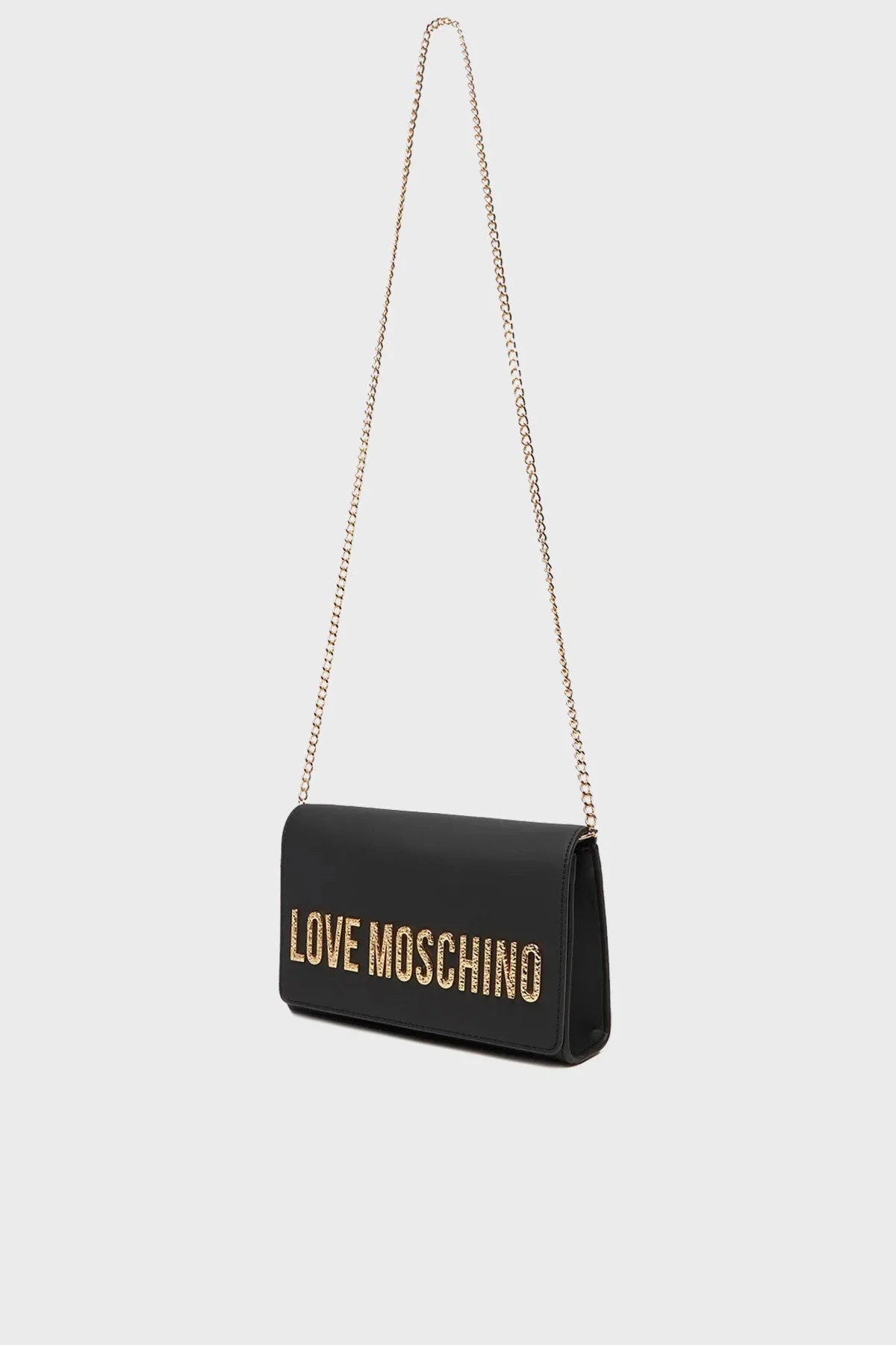 Love Moschino Logolu Zincir Askılı Bayan Çanta JC4121PP0NKD000A SİYAH - 5