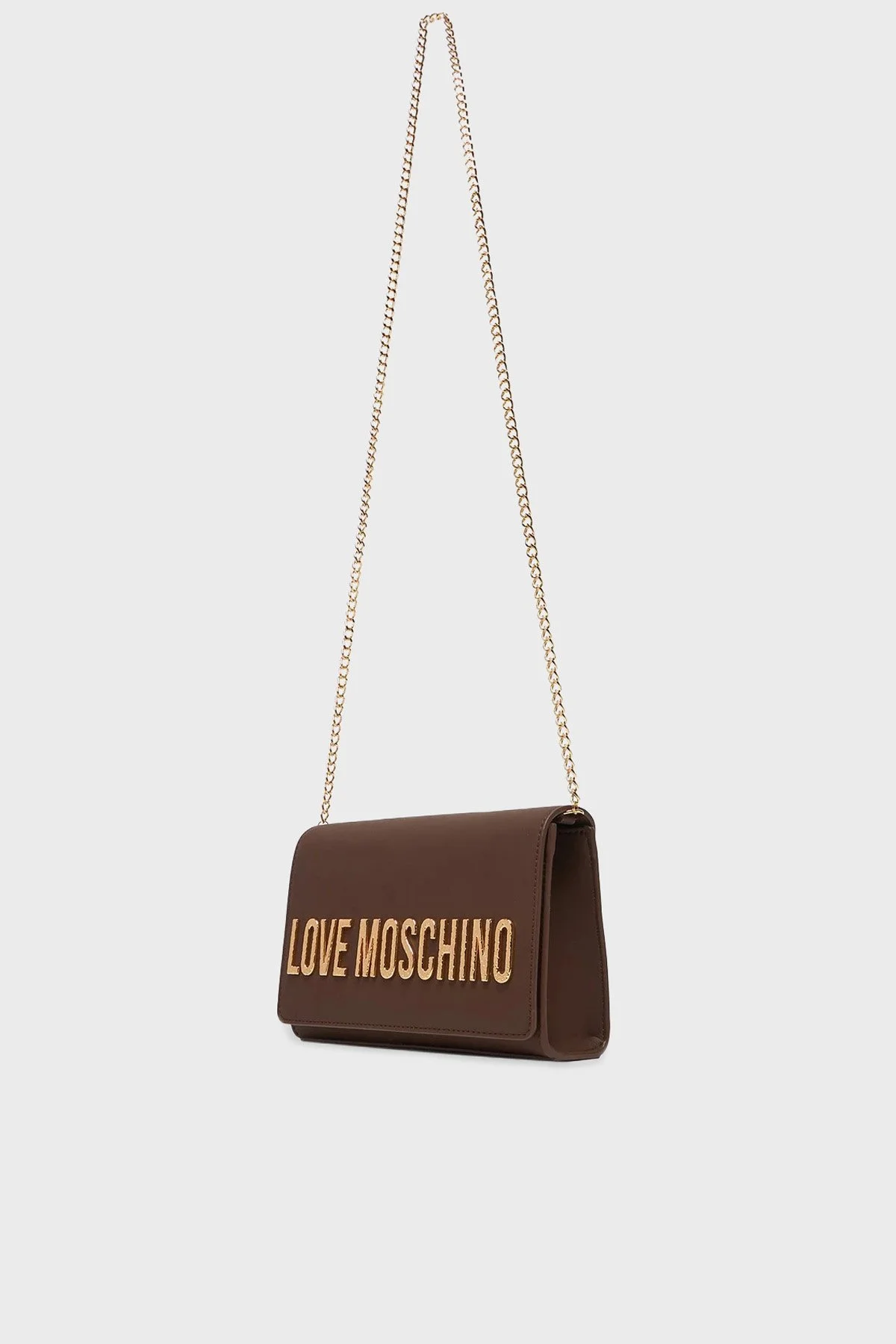 Love Moschino Logolu Zincir Askılı Bayan Çanta JC4121PP0NKD031A KAHVE - 5