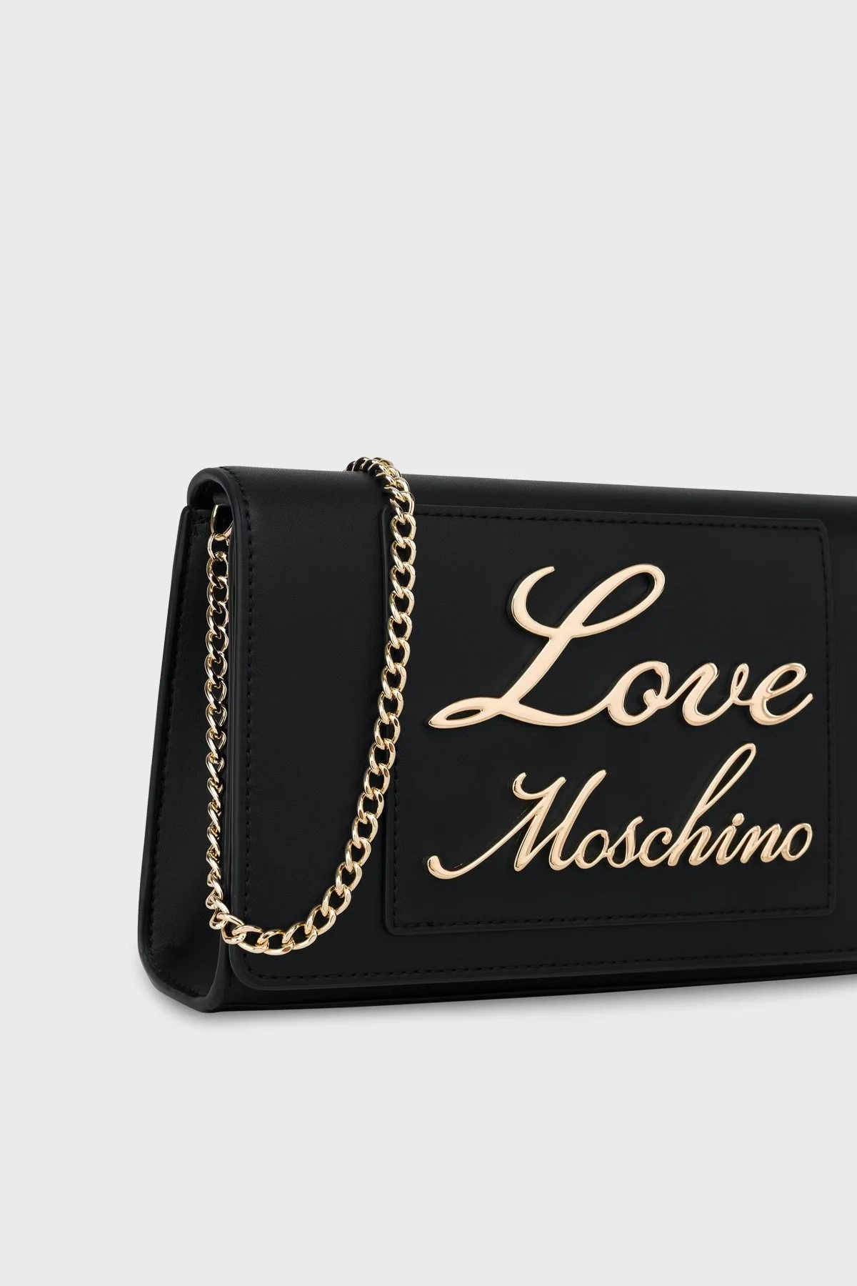 Love Moschino Logolu Zincir Askılı Bayan Çanta JC4121PP1ILM0000 SİYAH - 4