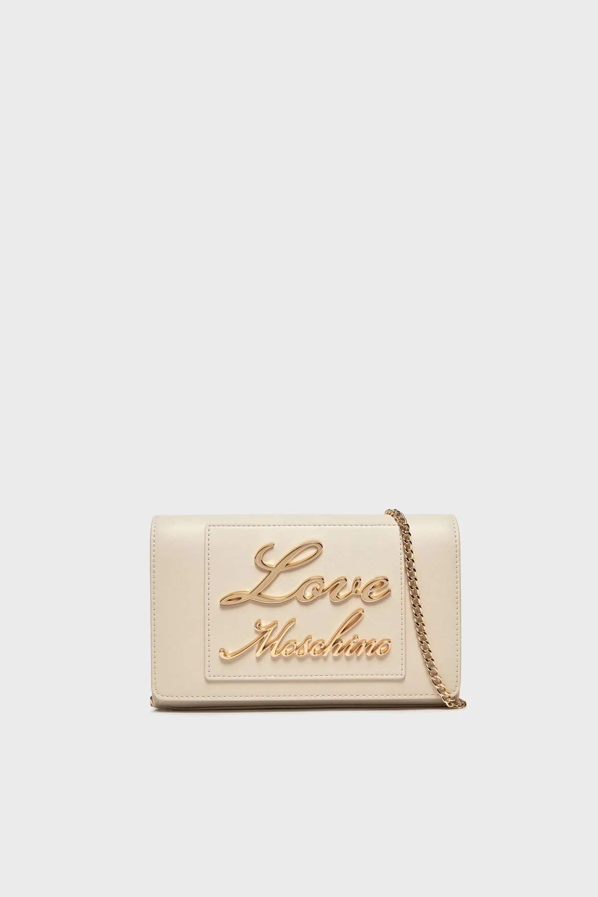 Love Moschino Logolu Zincir Askılı Bayan Çanta JC4121PP1ILM0110 BEJ - 1