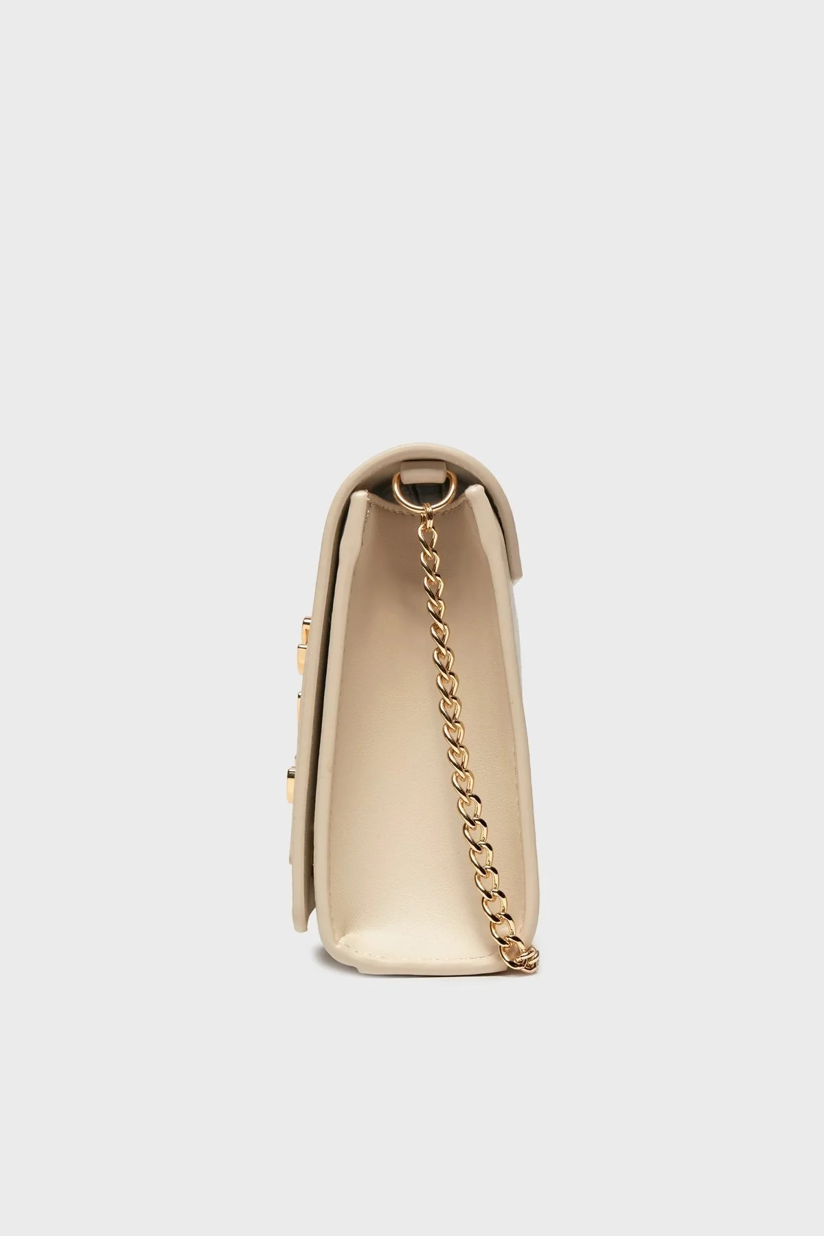 Love Moschino Logolu Zincir Askılı Bayan Çanta JC4121PP1ILM0110 BEJ - 3