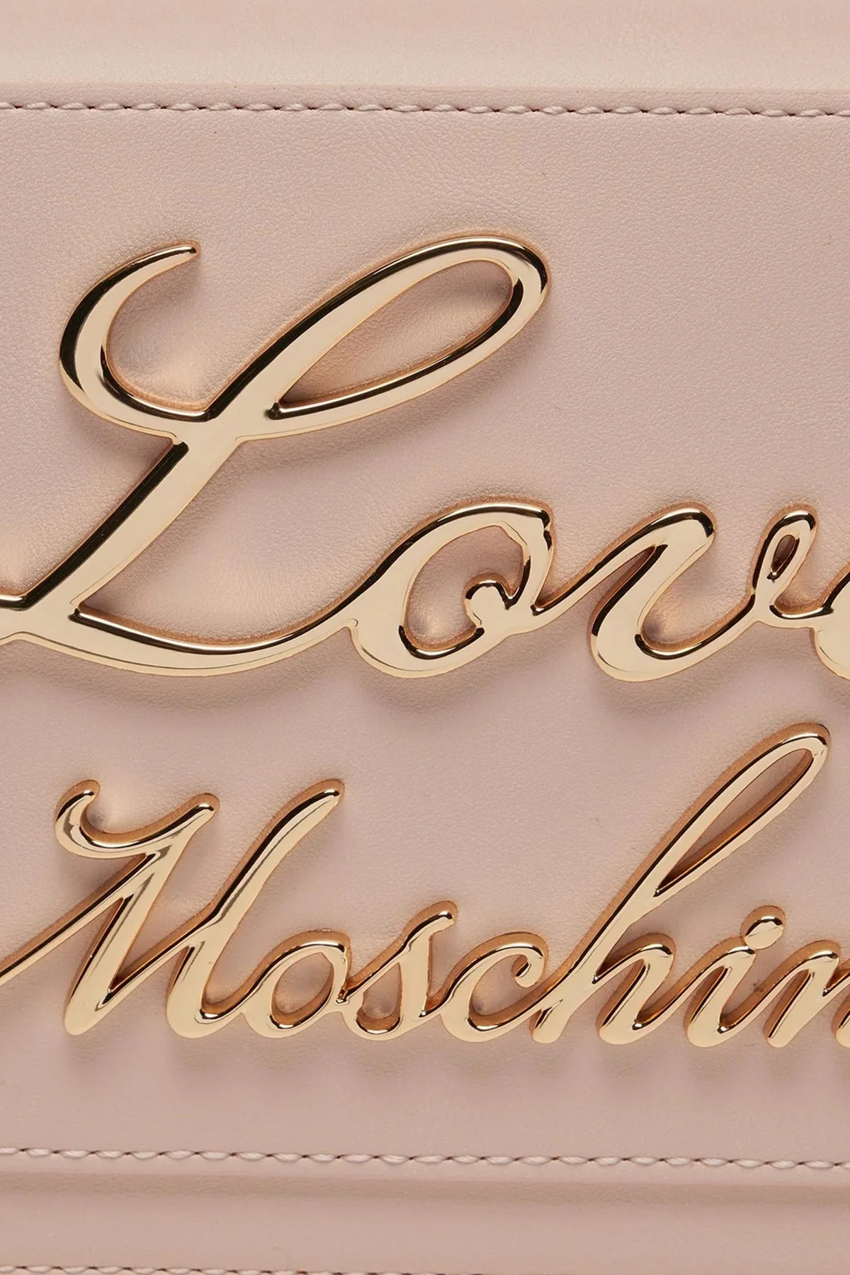 Love Moschino Logolu Zincir Askılı Bayan Çanta JC4121PP1ILM0601 PUDRA - 4