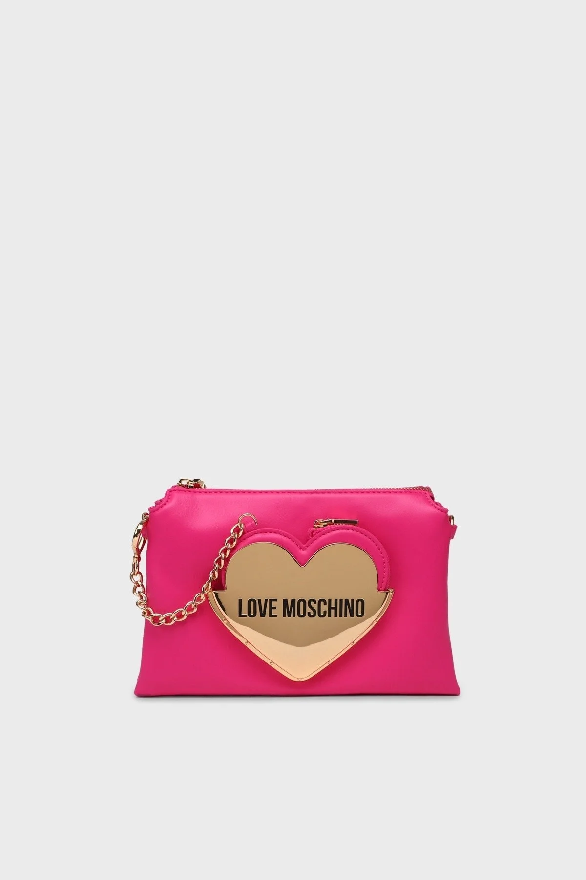 Love Moschino Logolu Zincir Askılı Bayan Çanta JC4128PP1ILO0615 FUŞYA - 7