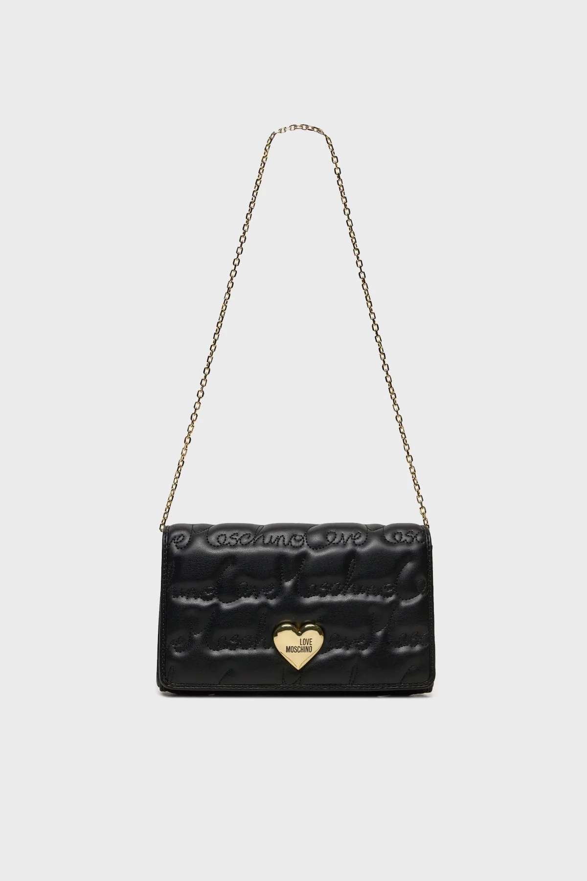 Love Moschino Logolu Zincir Askılı Bayan Çanta JC4128PP1LLJ0000 SİYAH - 10
