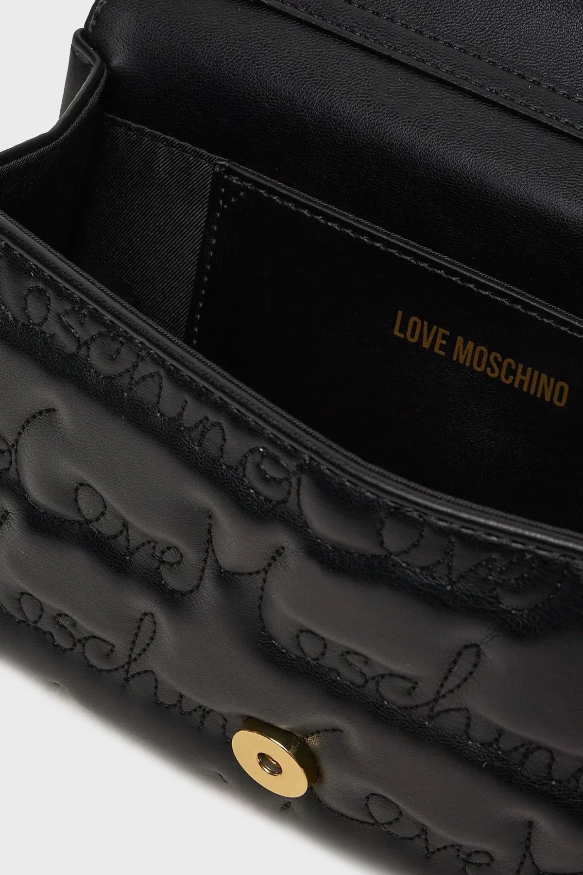 Love Moschino Logolu Zincir Askılı Bayan Çanta JC4128PP1LLJ0000 SİYAH - 11