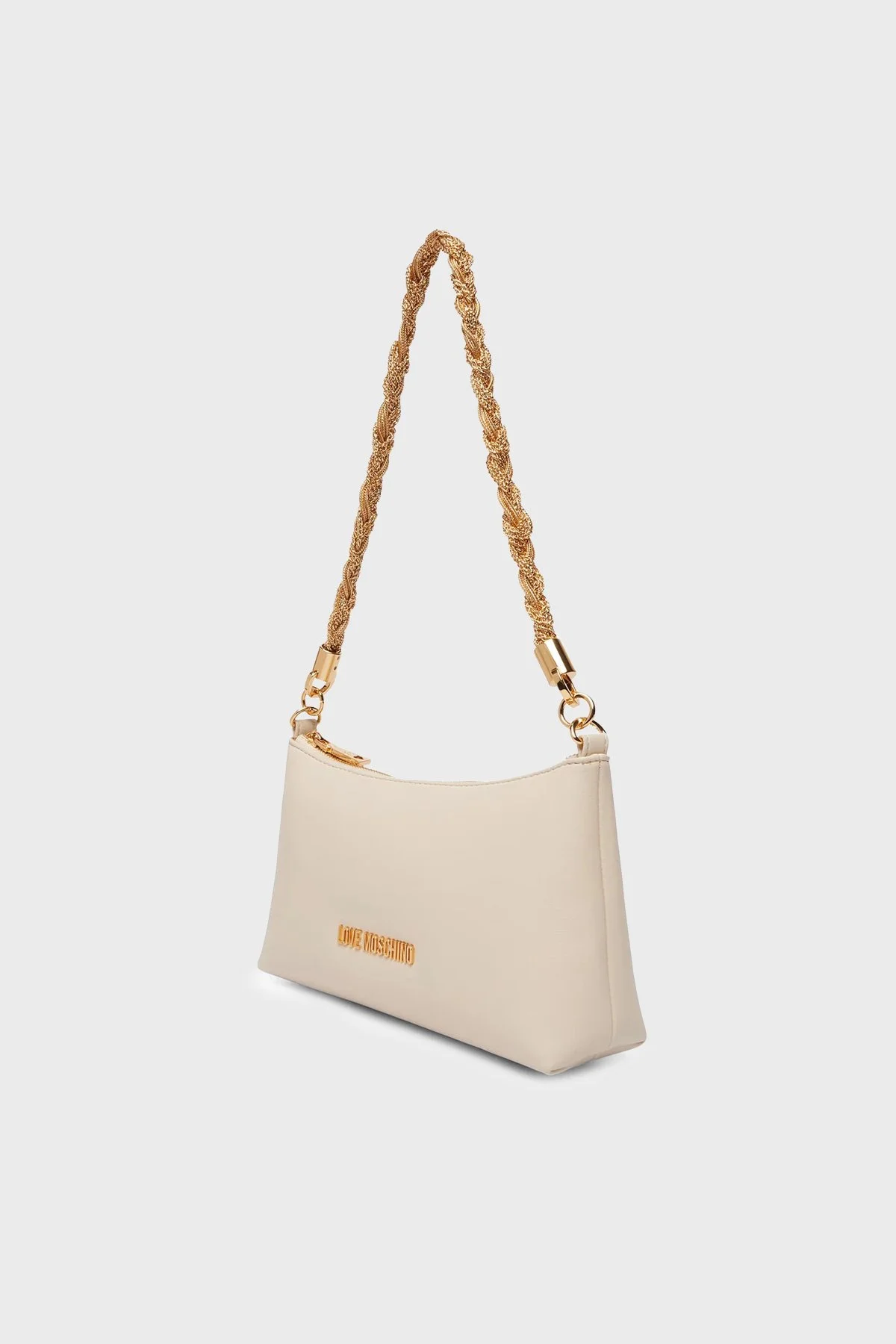 Love Moschino Logolu Zincir Askılı Bayan Çanta JC4143PP1OLX0110 BEJ - 4