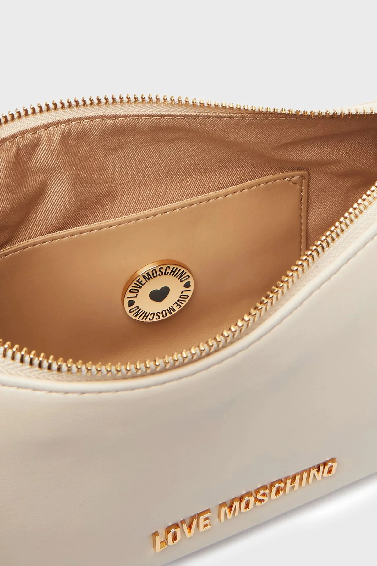 Love Moschino Logolu Zincir Askılı Bayan Çanta JC4143PP1OLX0110 BEJ - 6