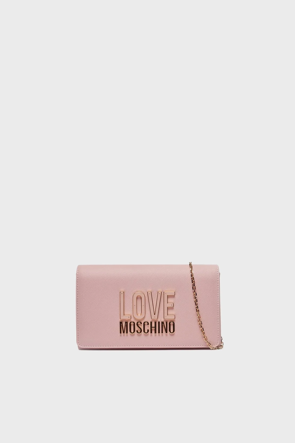 Love Moschino Logolu Zincir Askılı Bayan Çanta JC4213PP1ILQ160A PEMBE - 5