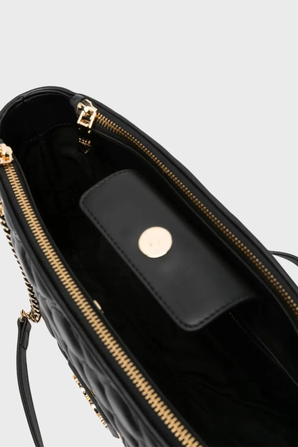 Love Moschino Logolu Zincir Askılı Bayan Çanta JC4243PP0HK1200A SİYAH - 5