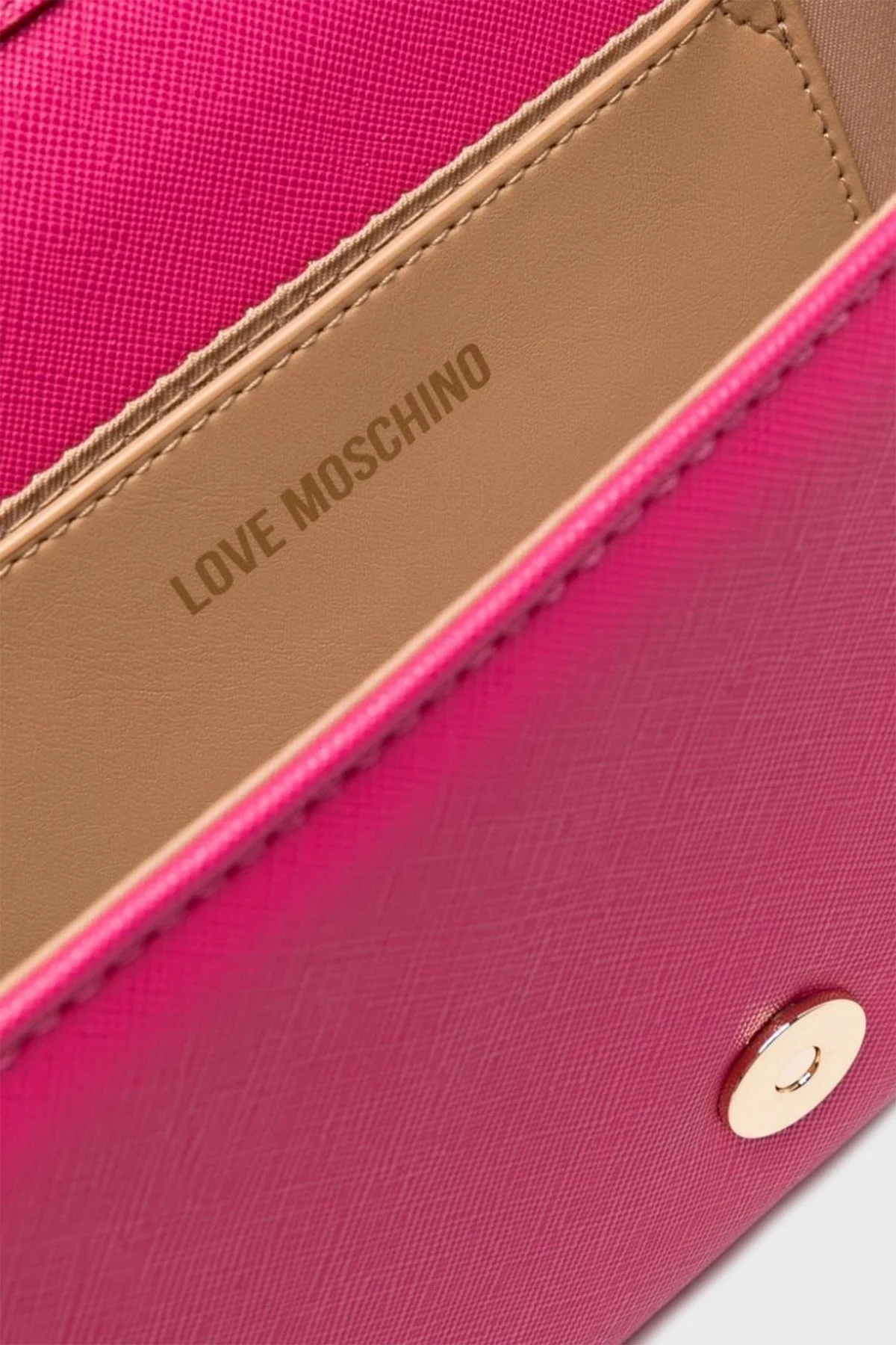 Love Moschino Logolu Zincir Askılı Bayan Çanta JC4268PP0HKL0604 FUŞYA - 5