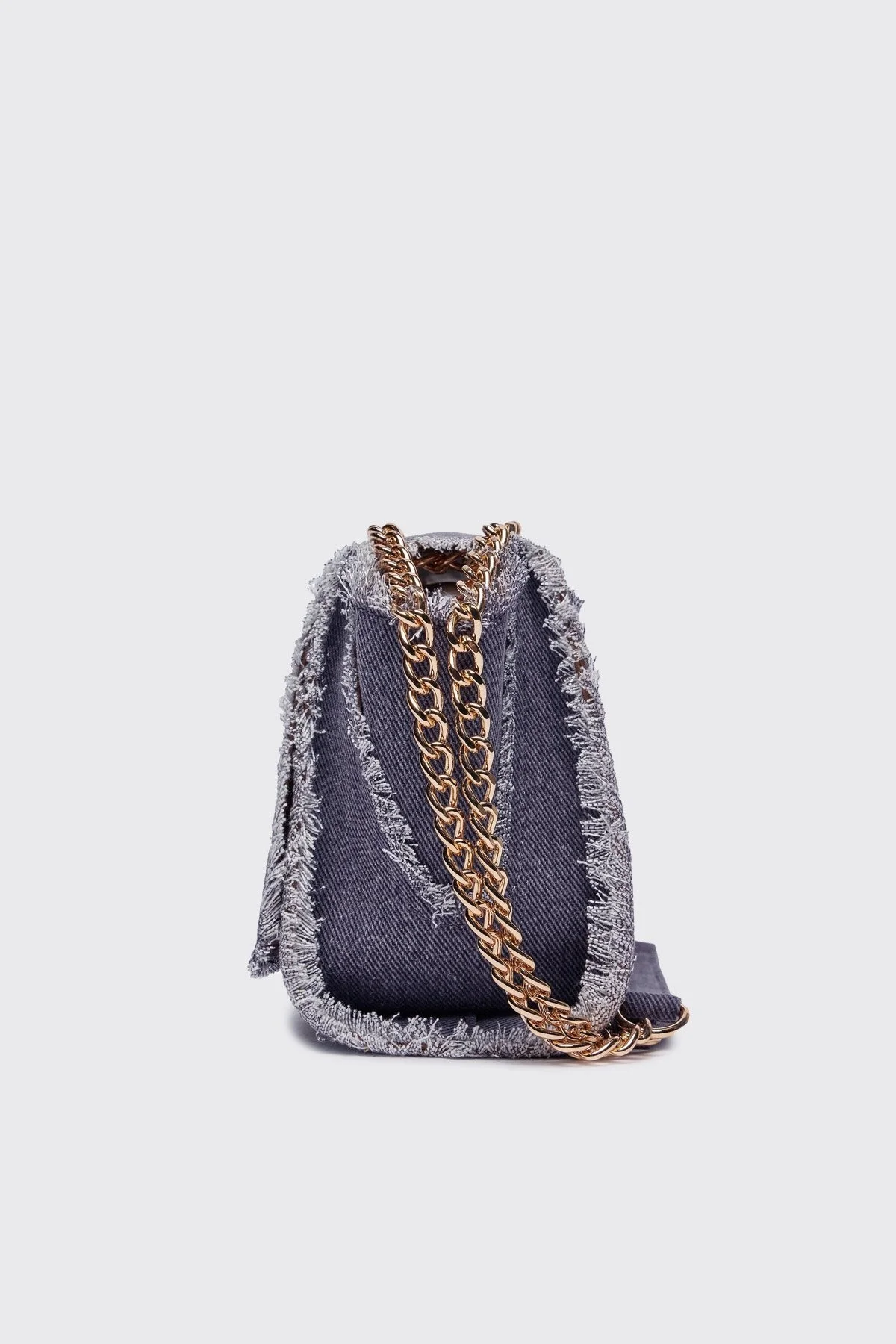 Love Moschino Logolu Zincir Askılı Bayan Çanta JC4317PP0IKQ0765 MAVİ - 4