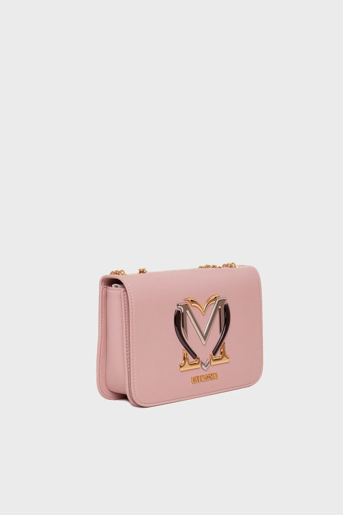 Love Moschino Logolu Zincir Askılı Bayan Çanta JC4330PP0LKN0601 PUDRA - 2