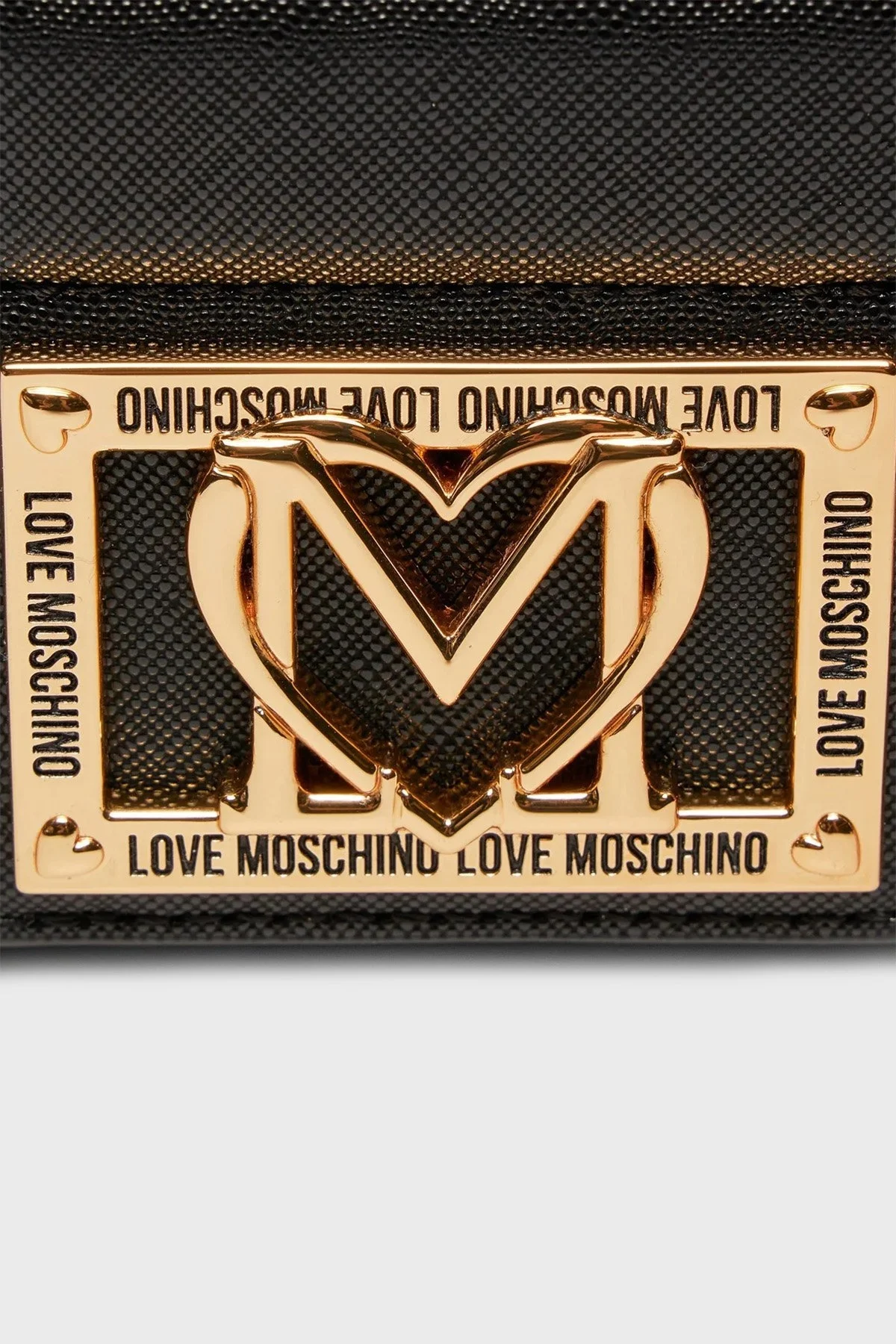 Love Moschino Logolu Zincir Askılı Bayan Çanta JC4332PP0IKS0000 SİYAH - 5