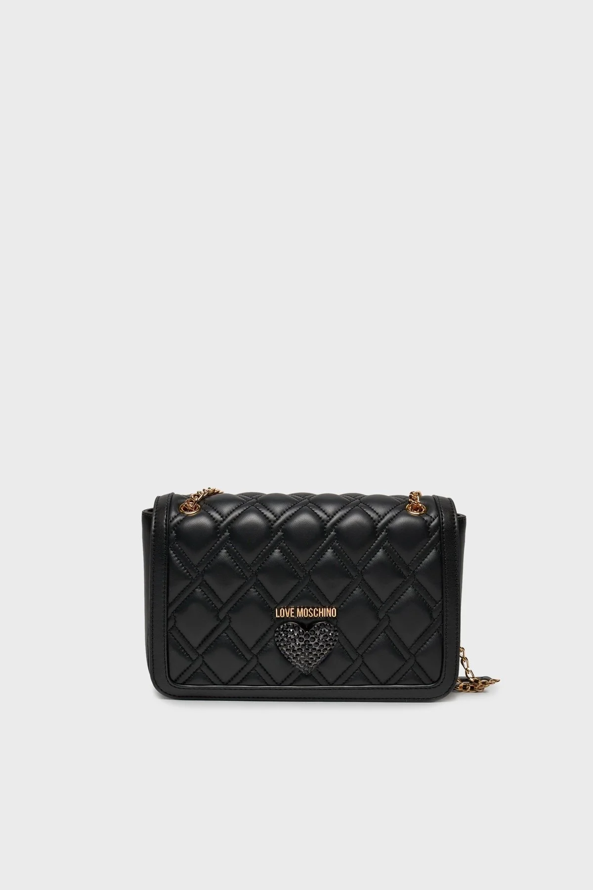 Love Moschino Logolu Zincir Askılı Bayan Çanta JC4343PP0IK1000A SİYAH - 1
