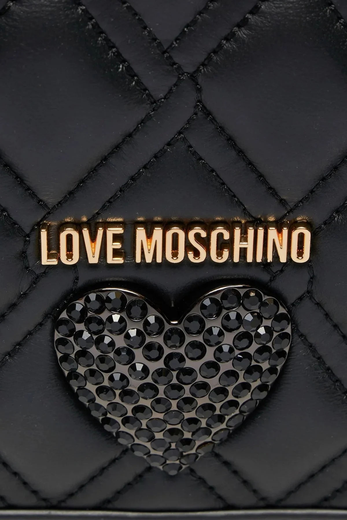 Love Moschino Logolu Zincir Askılı Bayan Çanta JC4343PP0IK1000A SİYAH - 4