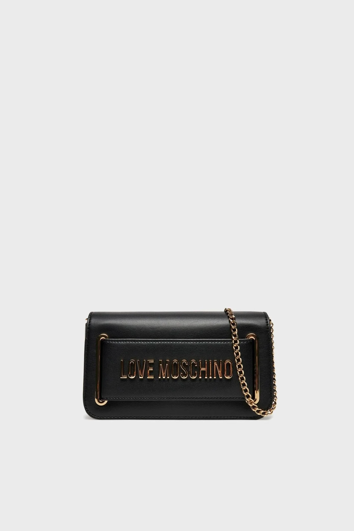 Love Moschino Logolu Zincir Askılı Bayan Çanta JC4350PP0LKT0000 SİYAH - 1