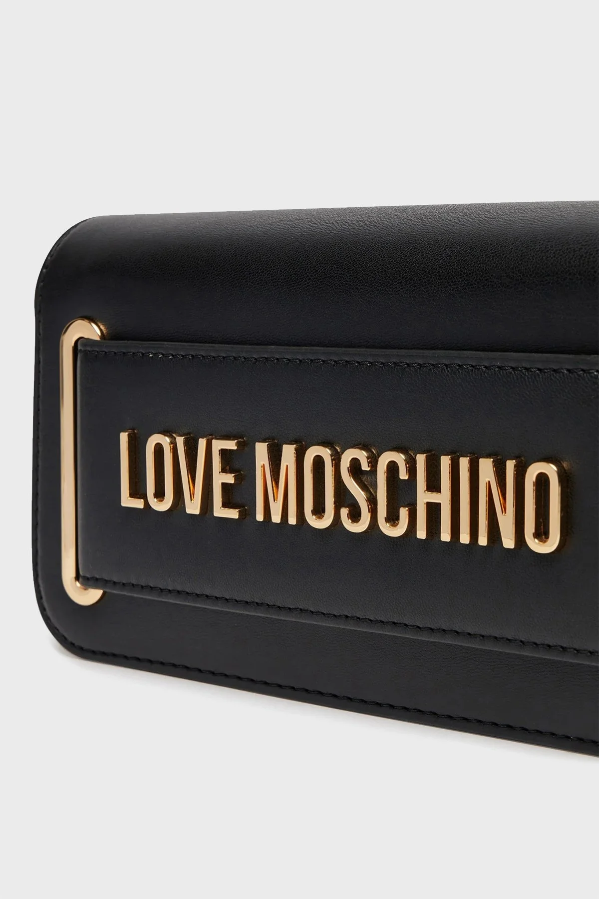 Love Moschino Logolu Zincir Askılı Bayan Çanta JC4350PP0LKT0000 SİYAH - 4