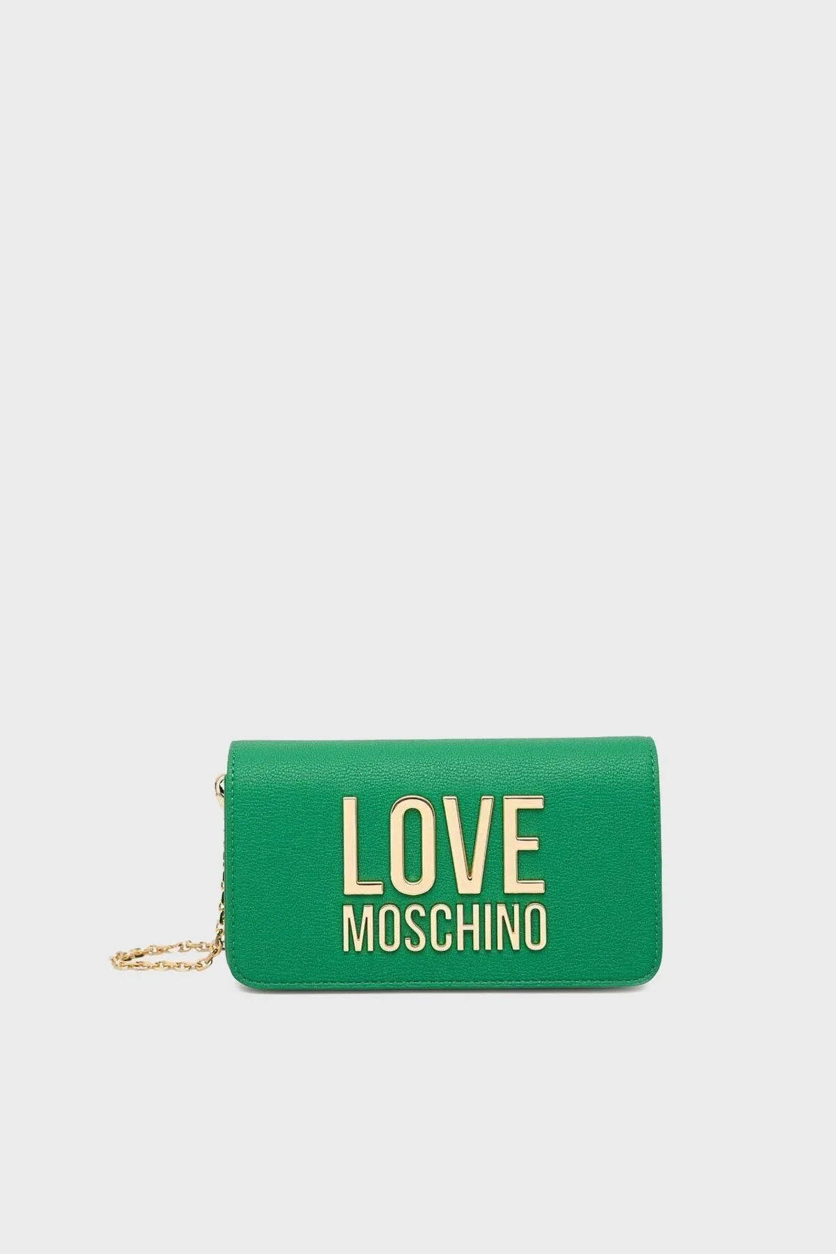 Love Moschino Logolu Zincir Askılı Bayan Çanta JC5610PP1GLI0801 YEŞİL - 1