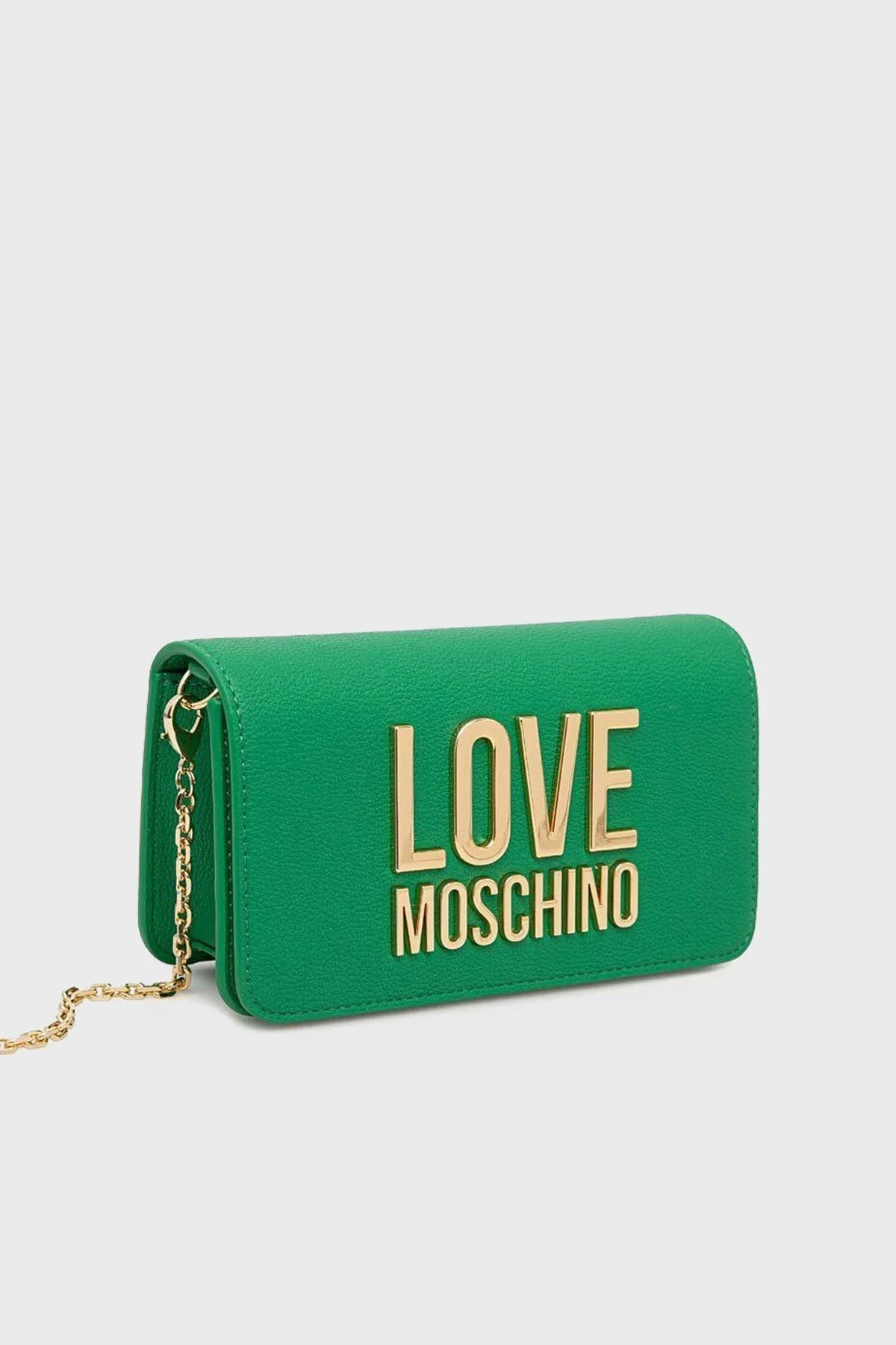 Love Moschino Logolu Zincir Askılı Bayan Çanta JC5610PP1GLI0801 YEŞİL - 2