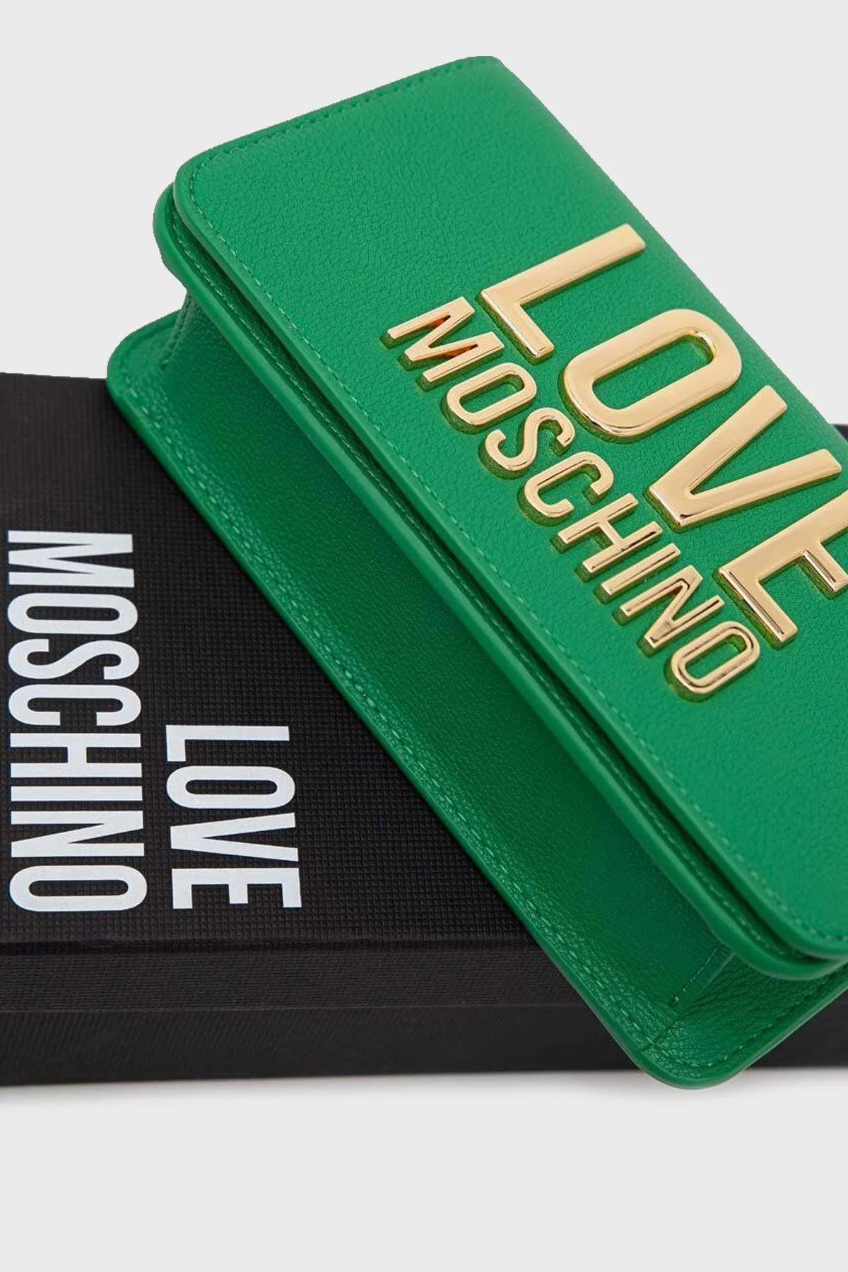 Love Moschino Logolu Zincir Askılı Bayan Çanta JC5610PP1GLI0801 YEŞİL - 5