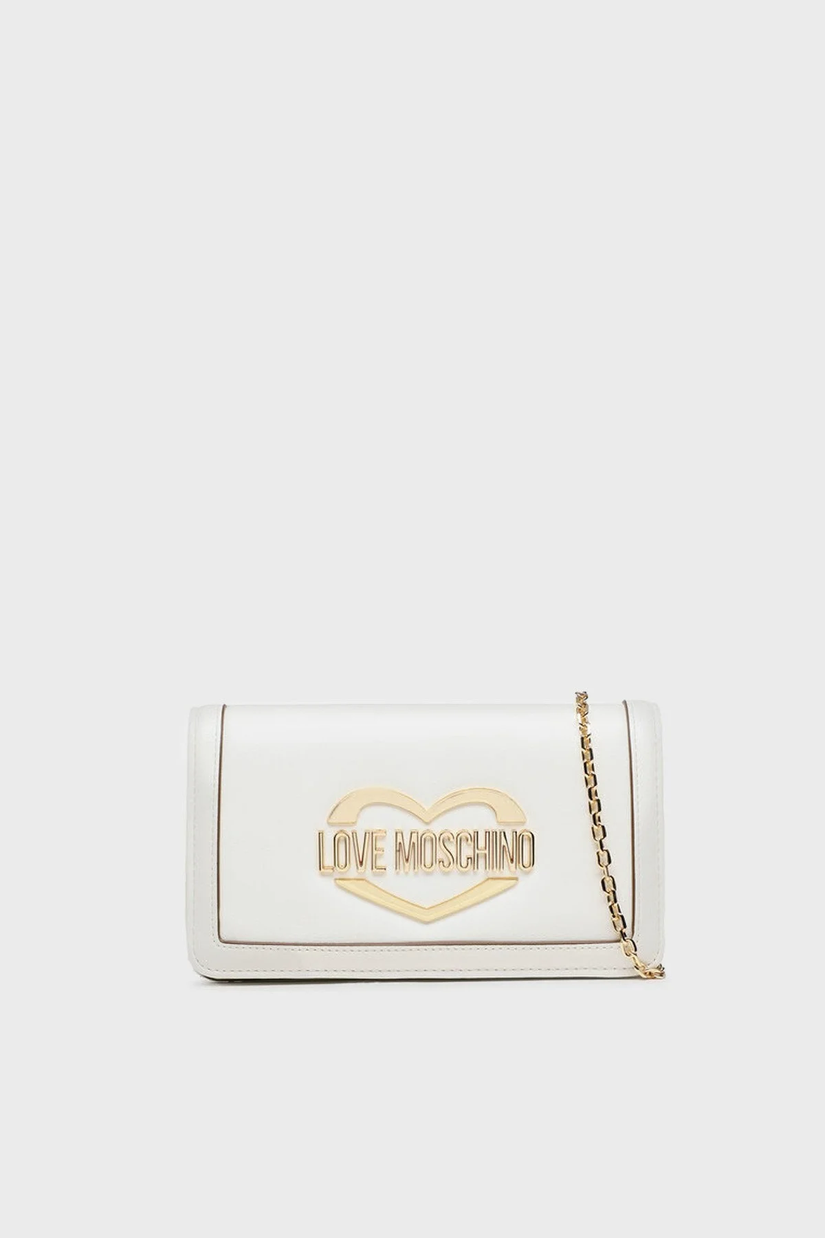 Love Moschino Logolu Zincir Askılı Bayan Çanta JC5621PP1GLD110A BEYAZ - 1