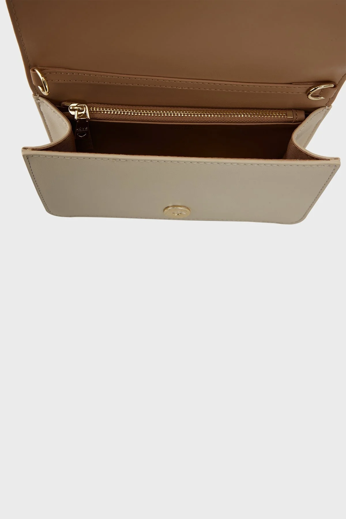 Love Moschino Logolu Zincir Askılı Bayan Çanta JC5681PP0GLA0103 BEJ - 4