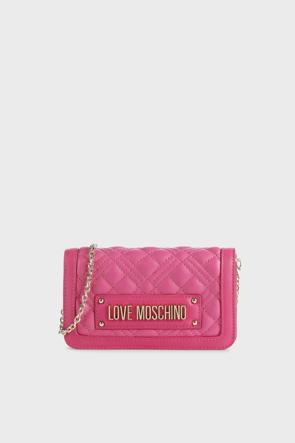 Love Moschino Logolu Zincir Askılı Bayan Çanta JC5681PP0GLA0604 FUŞYA - 1