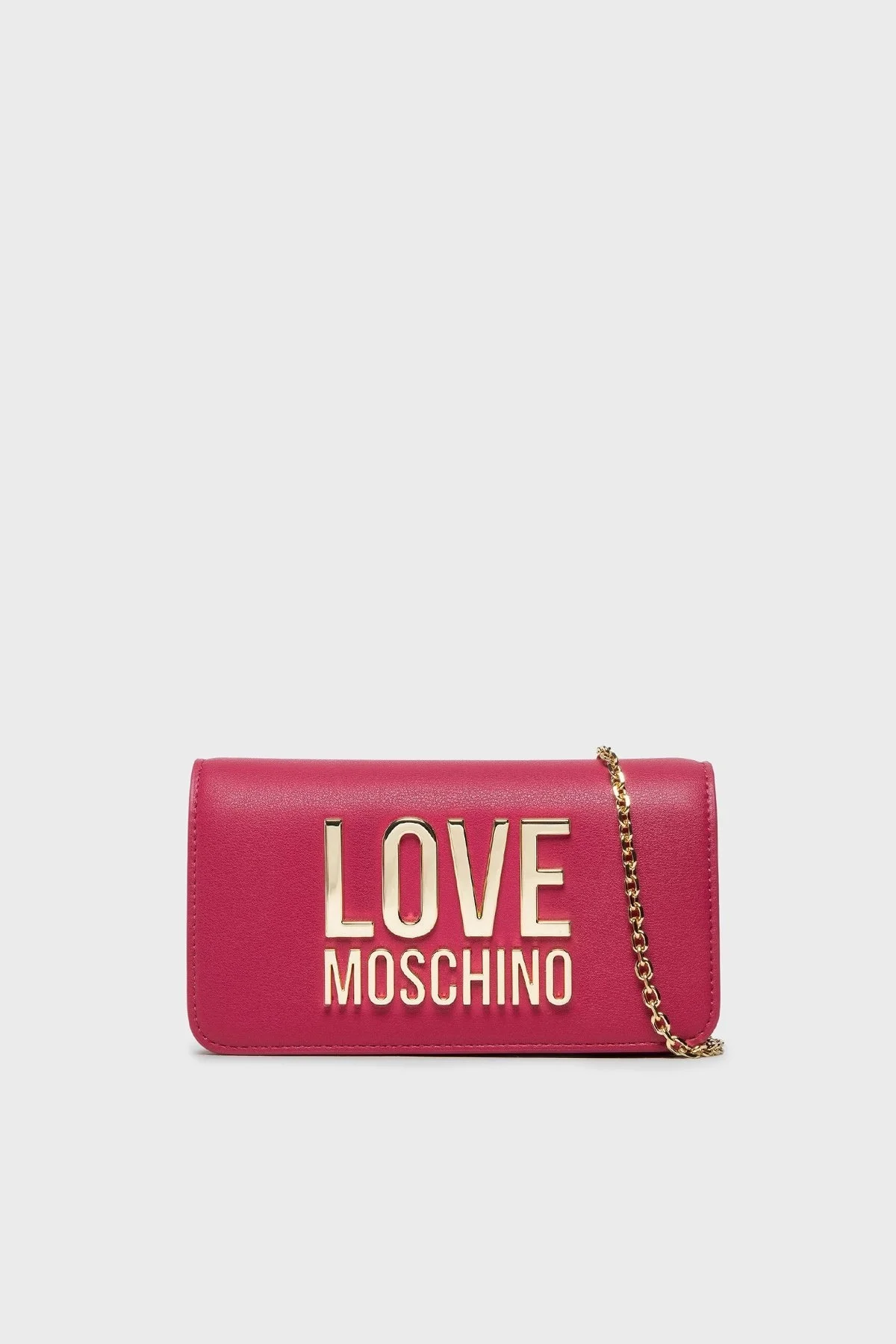 Love Moschino Logolu Zincir Askılı Bayan Cüzdan JC5610PP1FLJ060A FUŞYA - 1