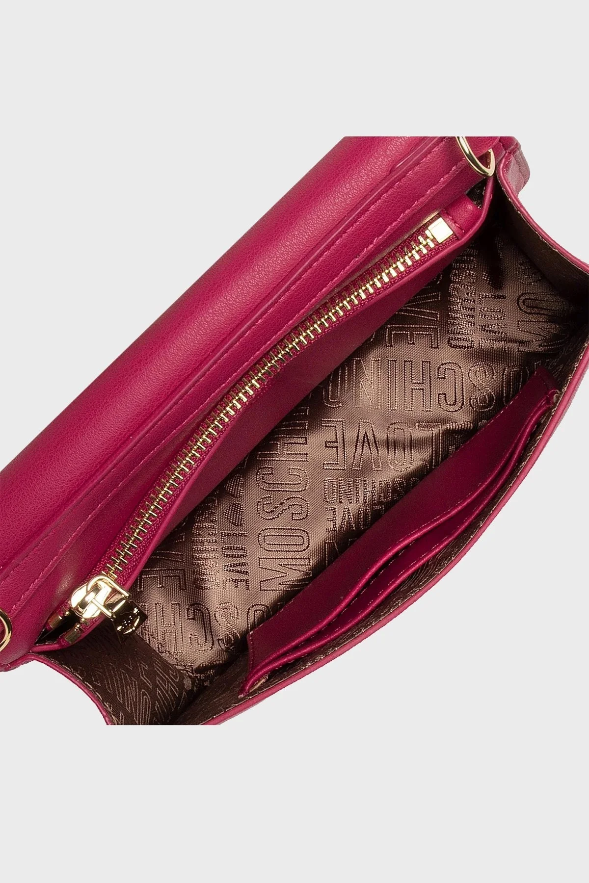 Love Moschino Logolu Zincir Askılı Bayan Cüzdan JC5610PP1FLJ060A FUŞYA - 6