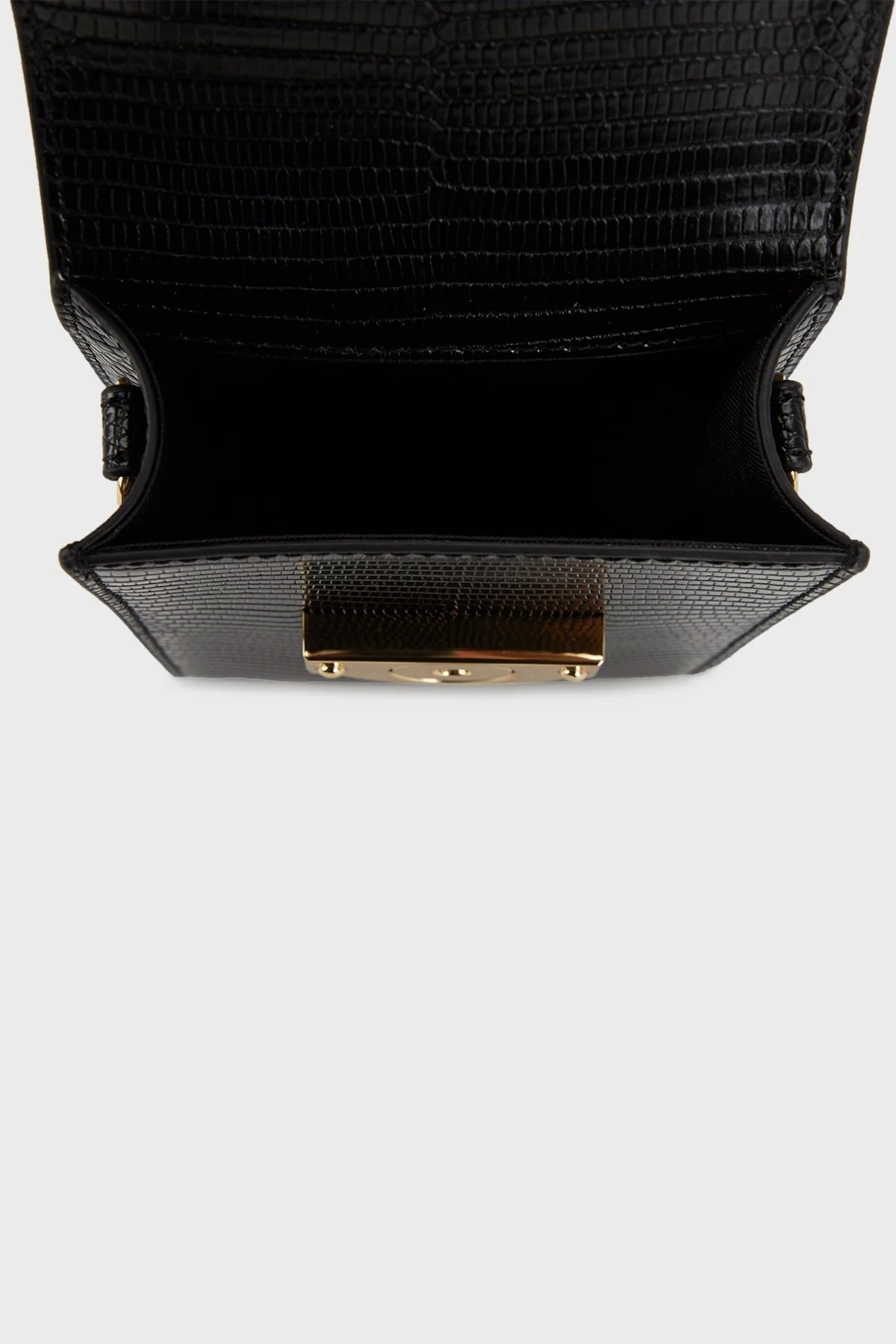 Love Moschino Logolu Zincir Askılı Bayan Telefon Çantası JC5727PP0GKU0000 SİYAH - 4