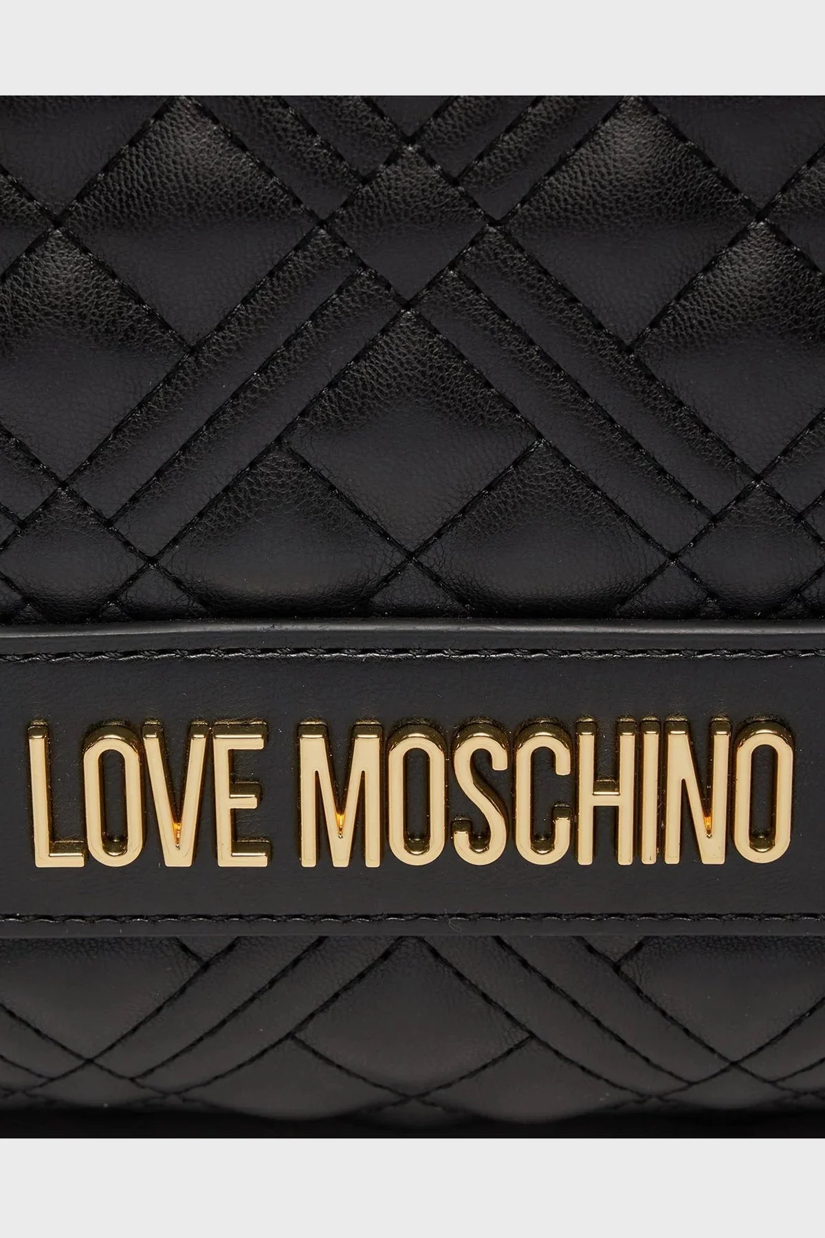 Love Moschino Logolu Zincir Askılı Kapitone Bayan Çanta JC4006PP0ILA0000 SİYAH - 5