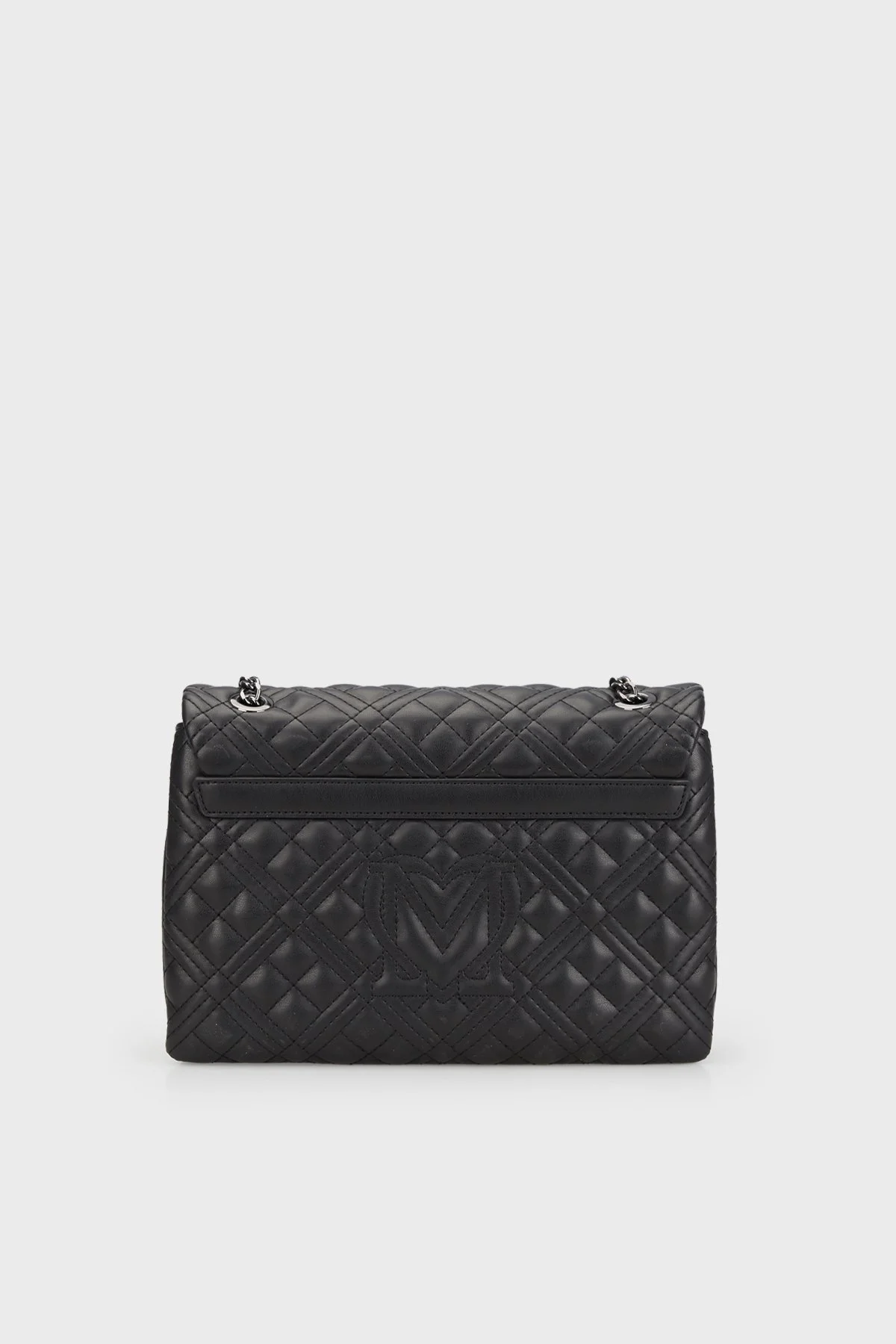 Love Moschino Logolu Zincir Askılı Kapitone Bayan Çanta JC4014PP0ILA000A SİYAH - 3