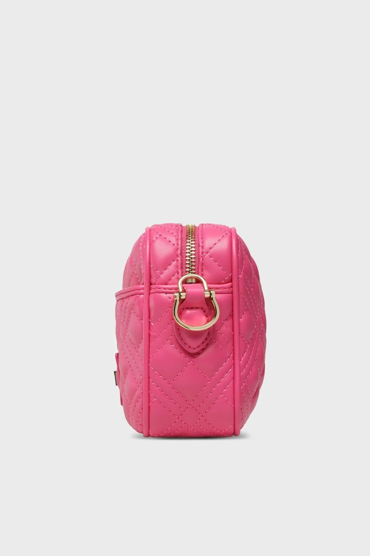 Love Moschino Logolu Zincir Askılı Kapitone Bayan Çanta JC4017PP1GLA0615 FUŞYA - 5