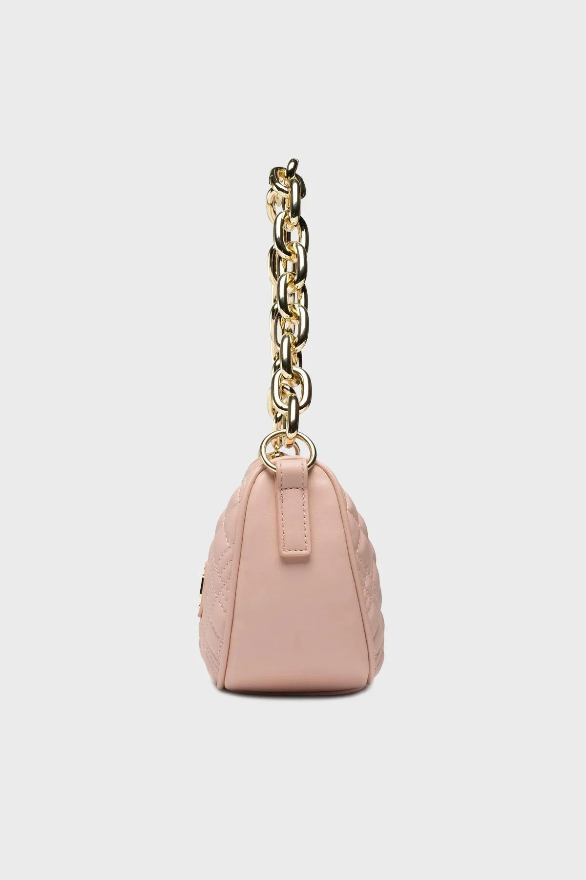 Love Moschino Logolu Zincir Askılı Kapitone Bayan Çanta JC4027PP1FLA0601 PUDRA - 4