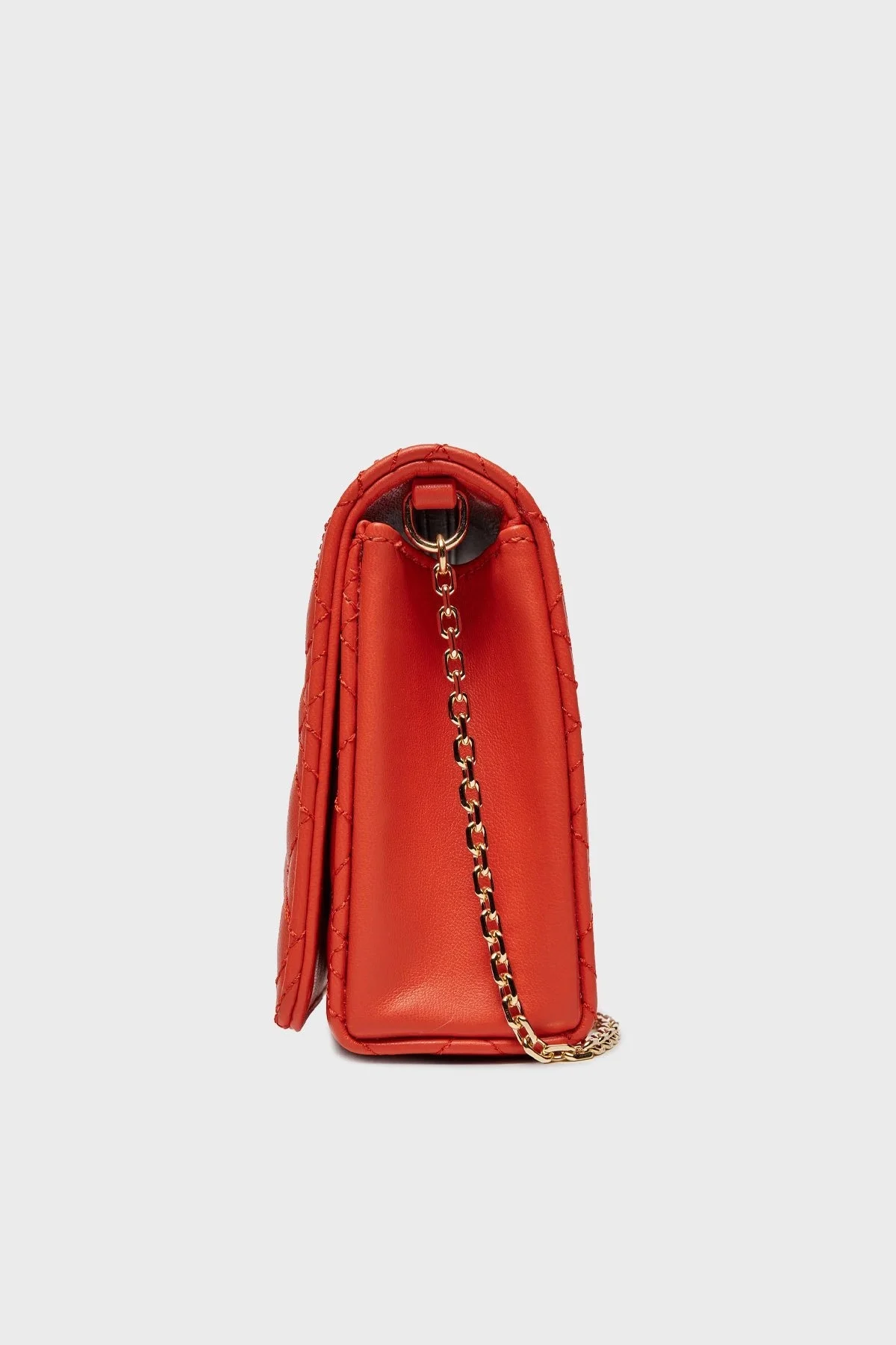 Love Moschino Logolu Zincir Askılı Kapitone Bayan Çanta JC4079PP0ILA0459 TURUNCU - 3