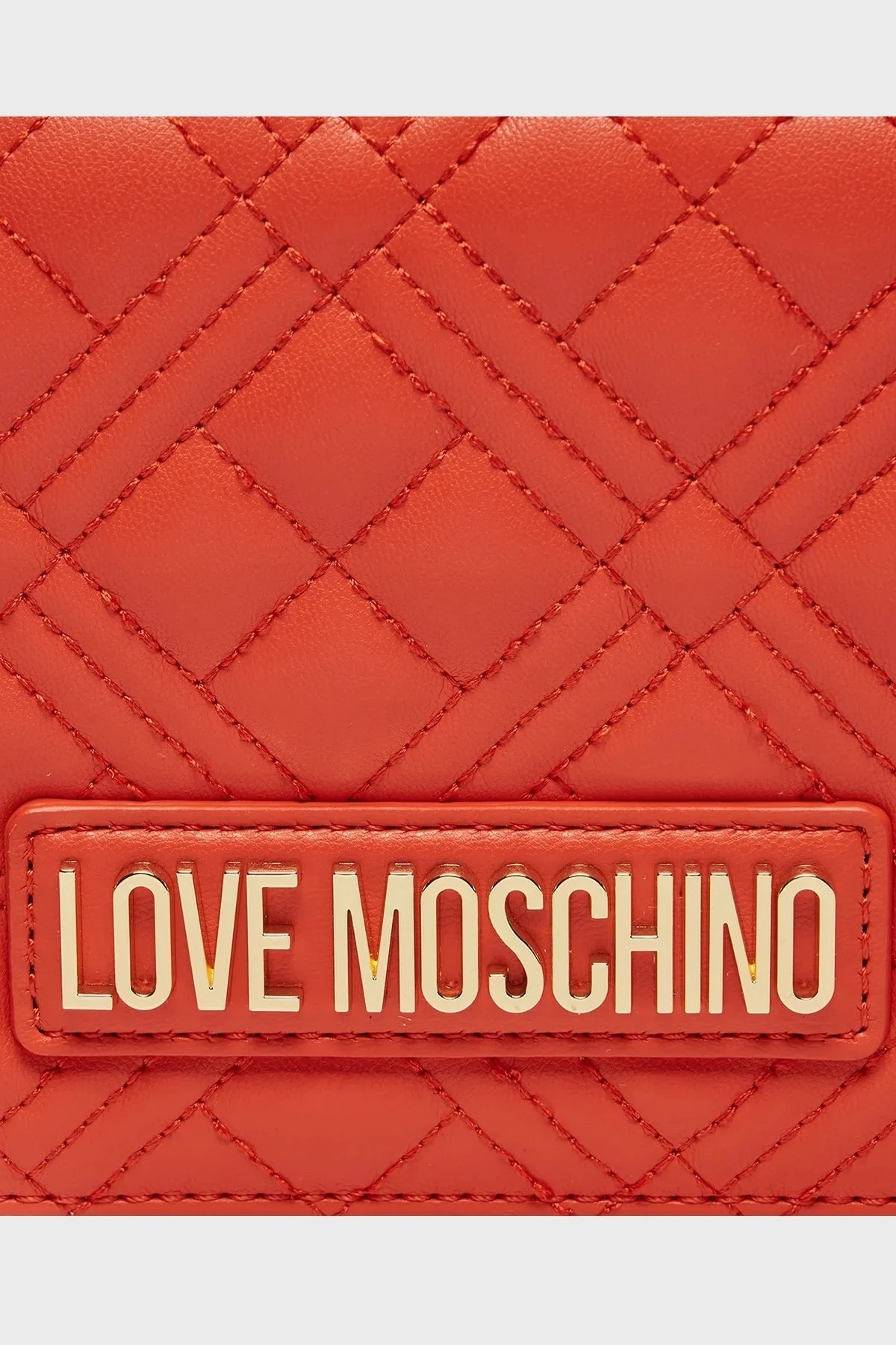 Love Moschino Logolu Zincir Askılı Kapitone Bayan Çanta JC4079PP0ILA0459 TURUNCU - 5