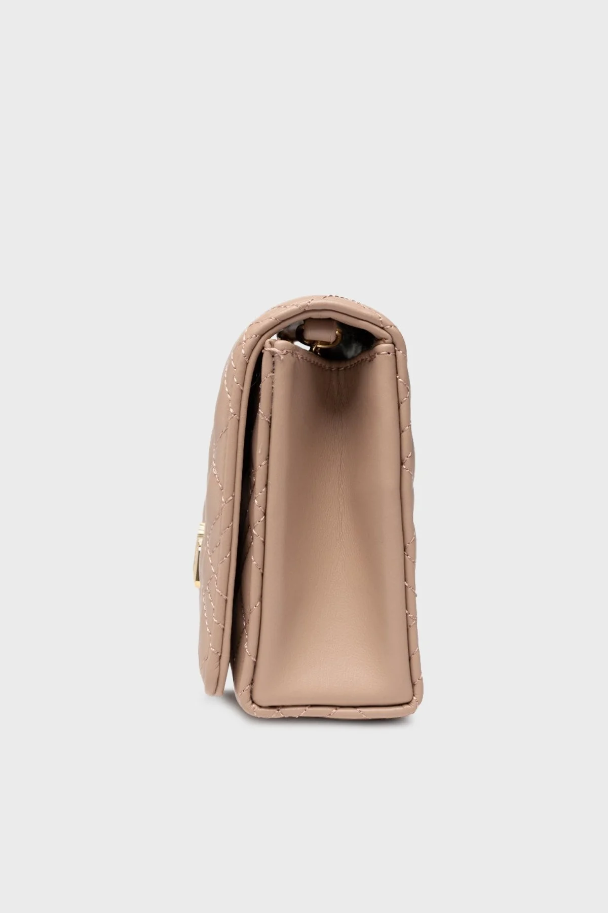 Love Moschino Logolu Zincir Askılı Kapitone Bayan Çanta JC4079PP1FLA0107 BEJ - 3