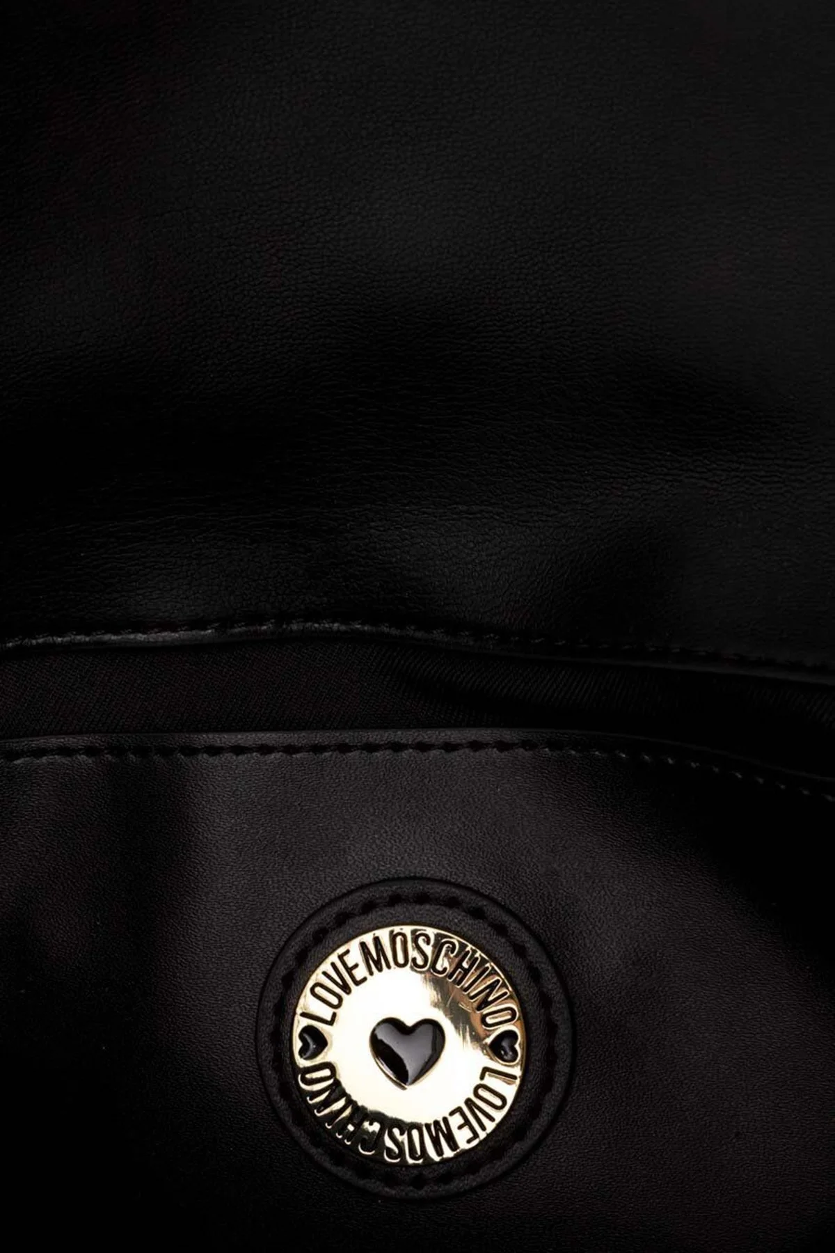 Love Moschino Logolu Zincir Askılı Kapitone Bayan Çanta JC4163PP0HLA0000 SİYAH - 5