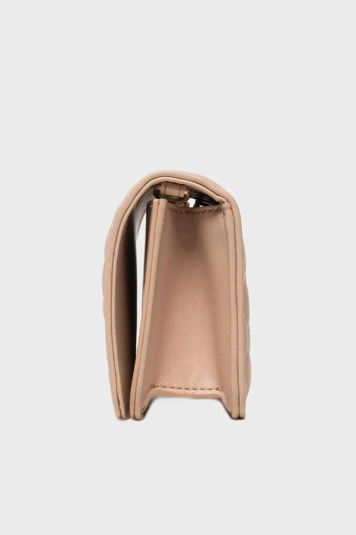 Love Moschino Logolu Zincir Askılı Kapitone Bayan Çanta JC5681PP1FLA0107 BEJ - 3