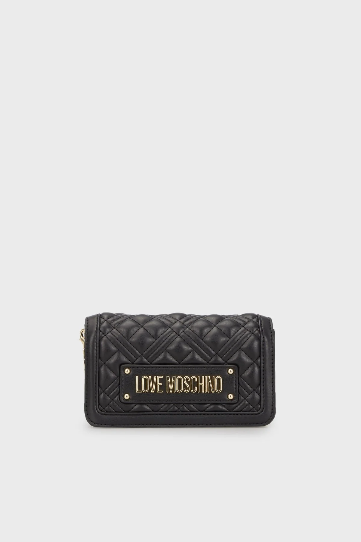 Love Moschino Logolu Zincir Askılı Kapitone Bayan Çanta JC5681PP1ILA0000 SİYAH - 1