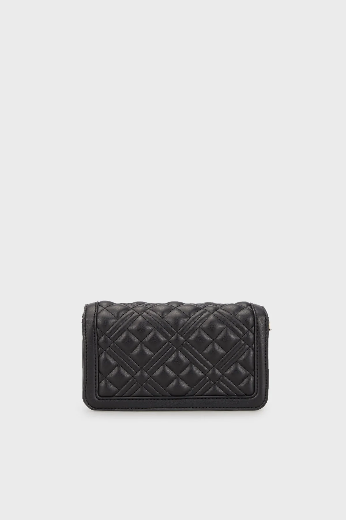 Love Moschino Logolu Zincir Askılı Kapitone Bayan Çanta JC5681PP1ILA0000 SİYAH - 3