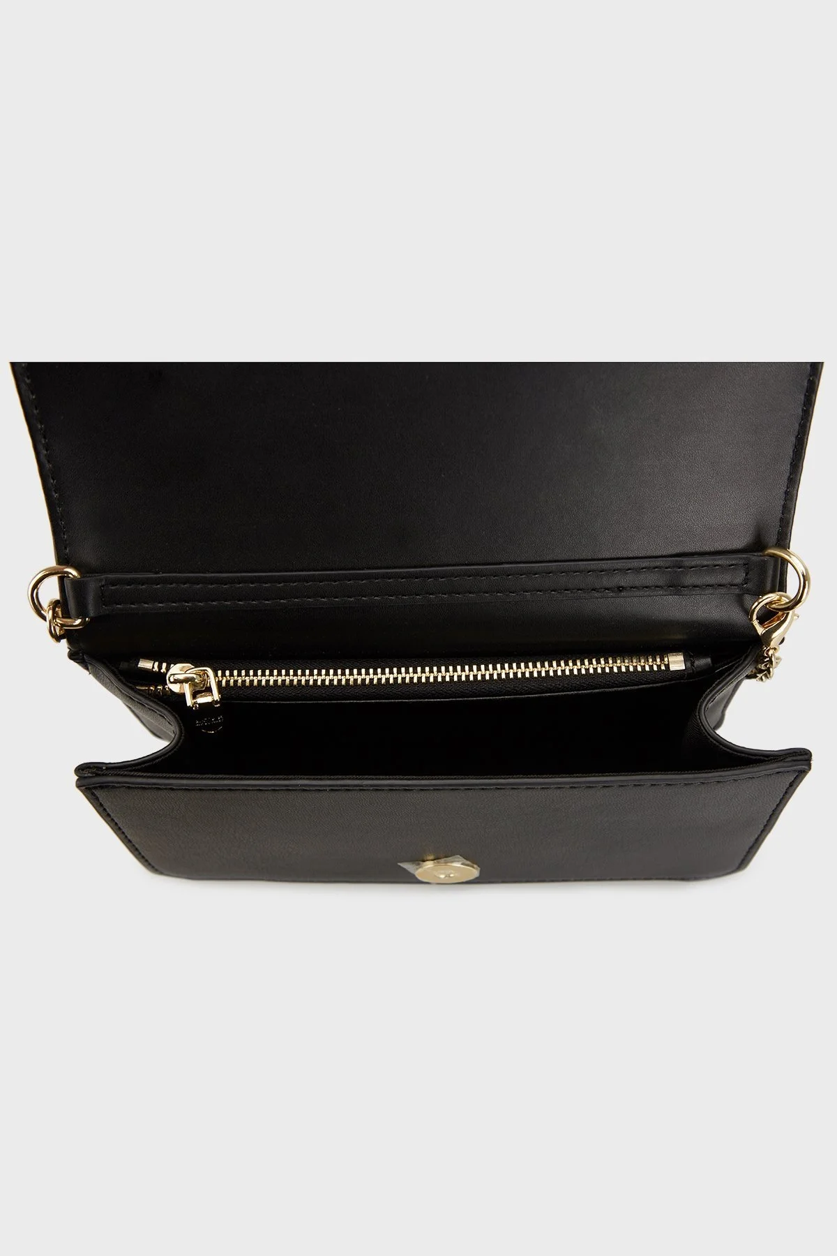 Love Moschino Logolu Zincir Askılı Kapitone Bayan Çanta JC5681PP1ILA0000 SİYAH - 4